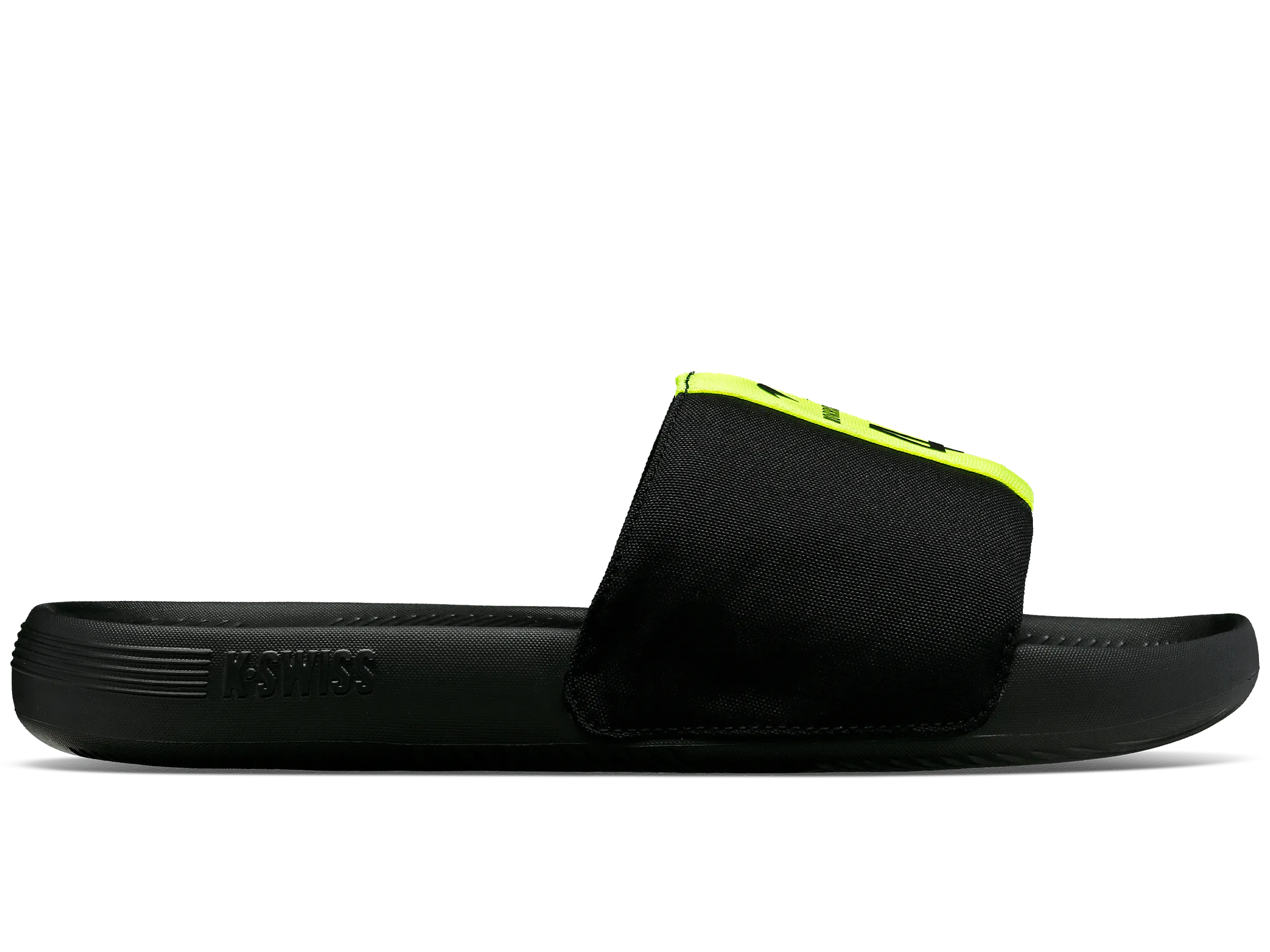 08951-771-M | SLIDE SANDAL LN X MCLAREN F1 TEAM | BLACK/SAFETY YELLOW