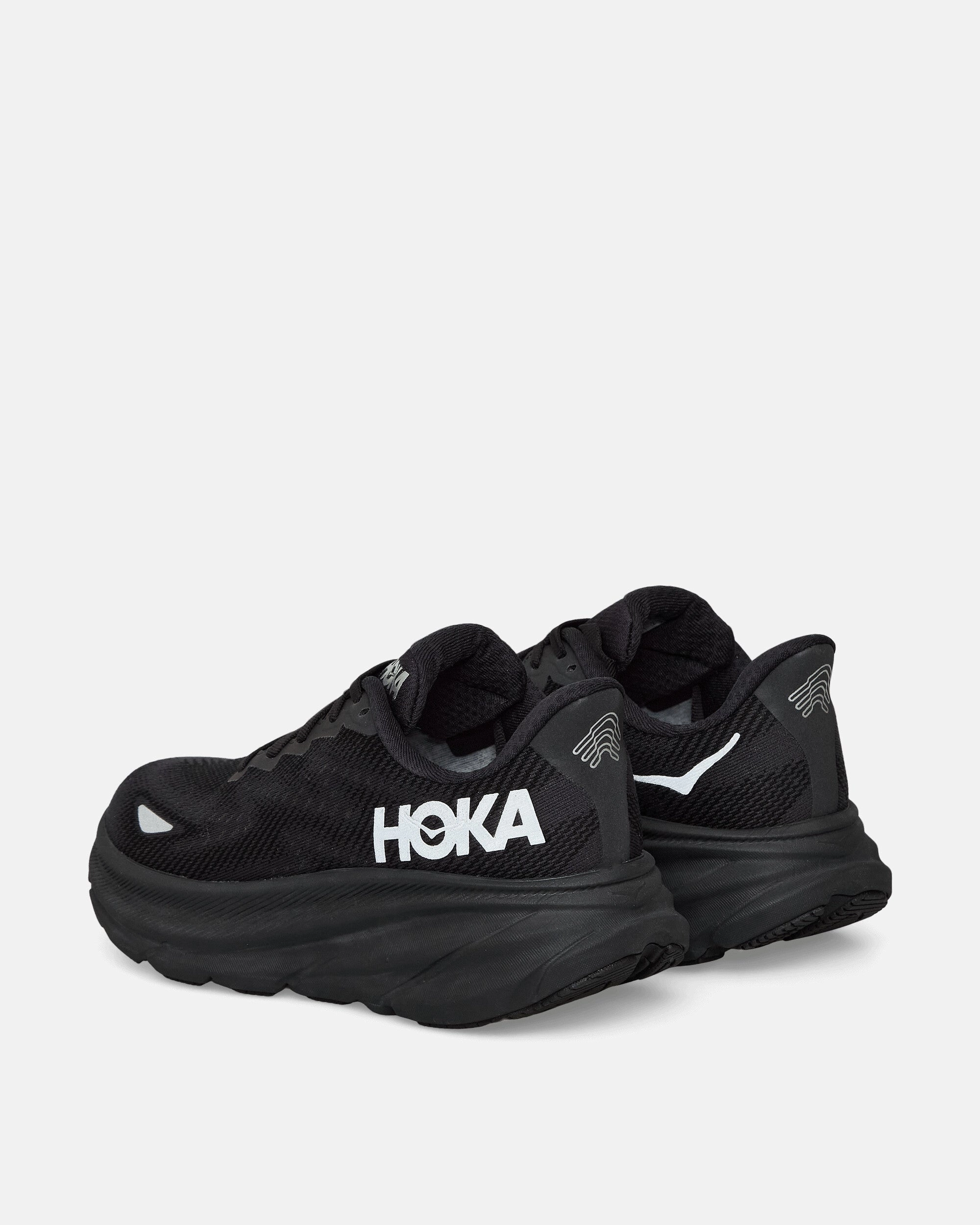 Ultra-Soft Texture Men's Clifton 9 GORE-TEX Sneakers Black Mesh