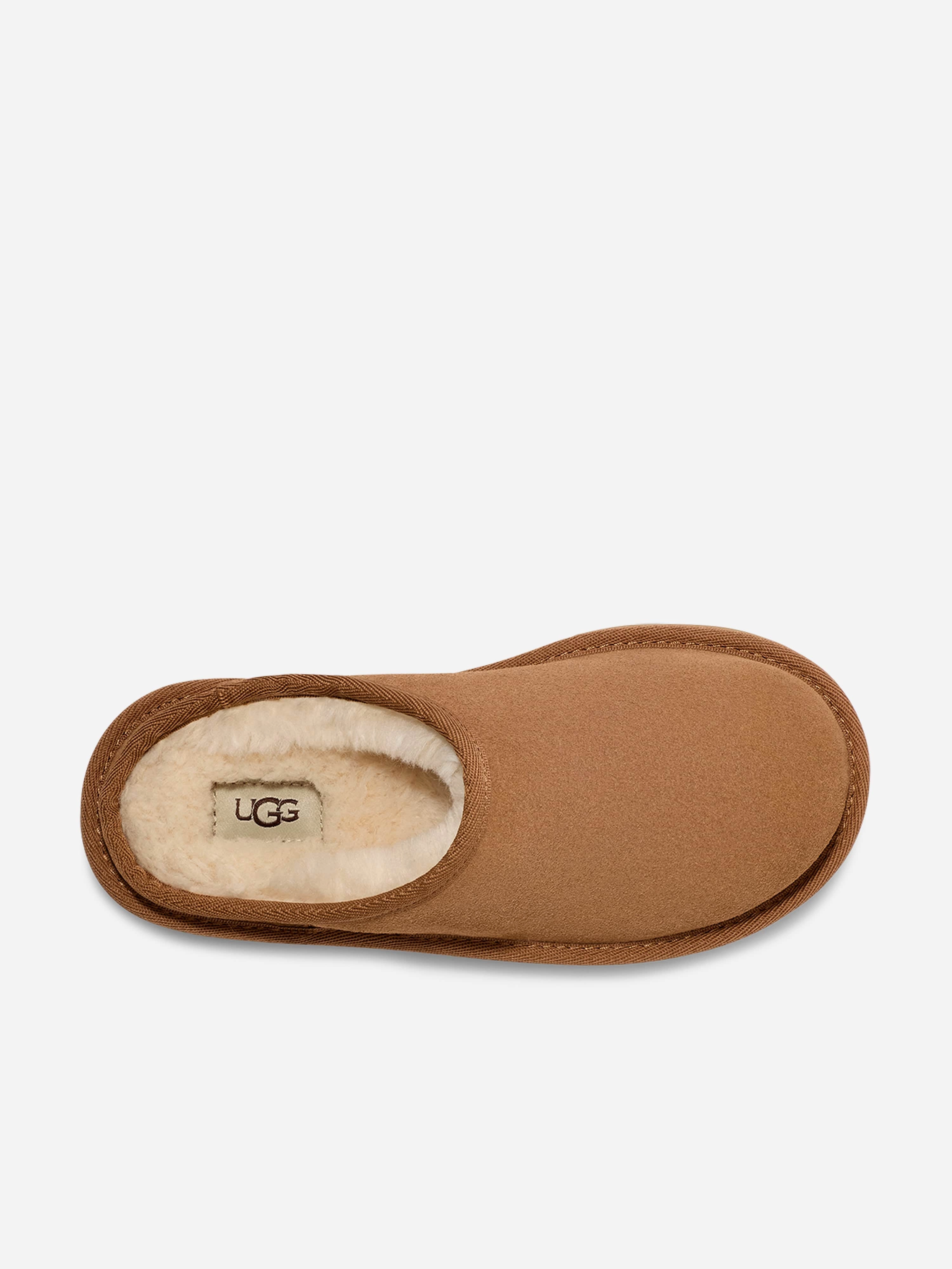 UGG Kids Classic Slip-On in Brown Side Pocket, Classic Aesthetic
