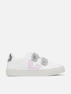 Superior Materials, High Performance 1-week special Veja Girls ChromeFree Leather Esplar Trainers in White Refurbished deal