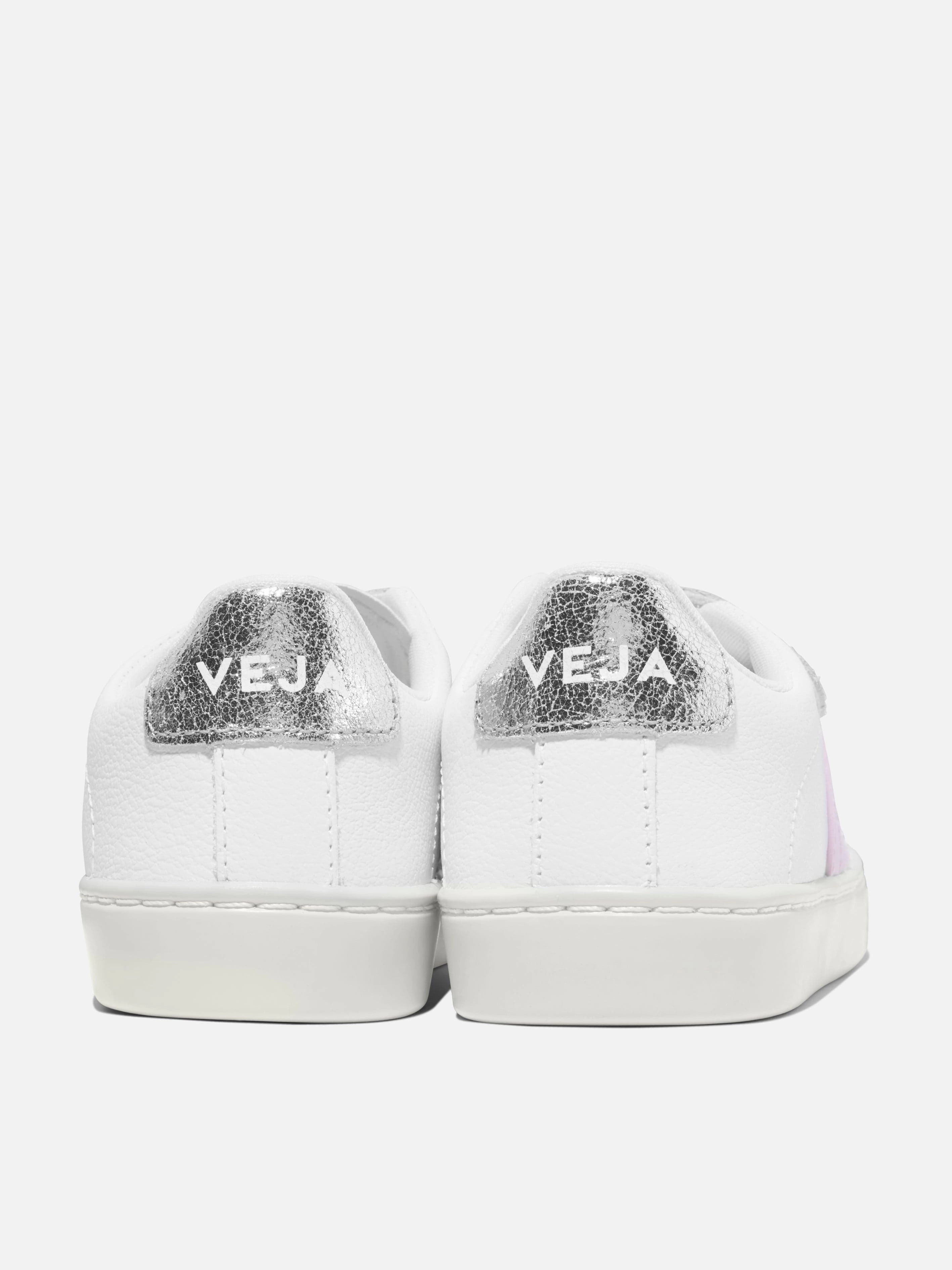 Veja Girls ChromeFree Leather Esplar Trainers in White Kids School Backpack, Quick Access Pocket, Now Trending