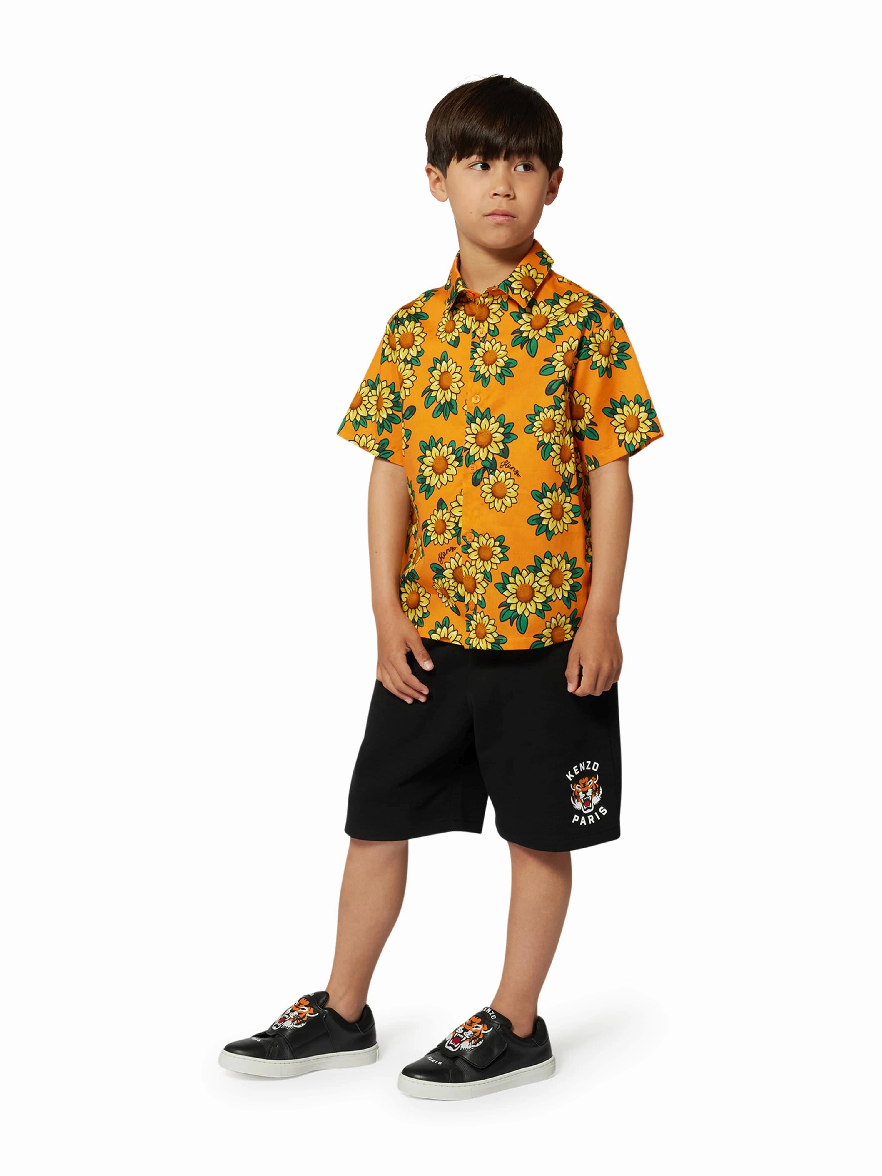 Brown Leather Duffel, Style Meets Function Kids Tiger Trainers in Grey