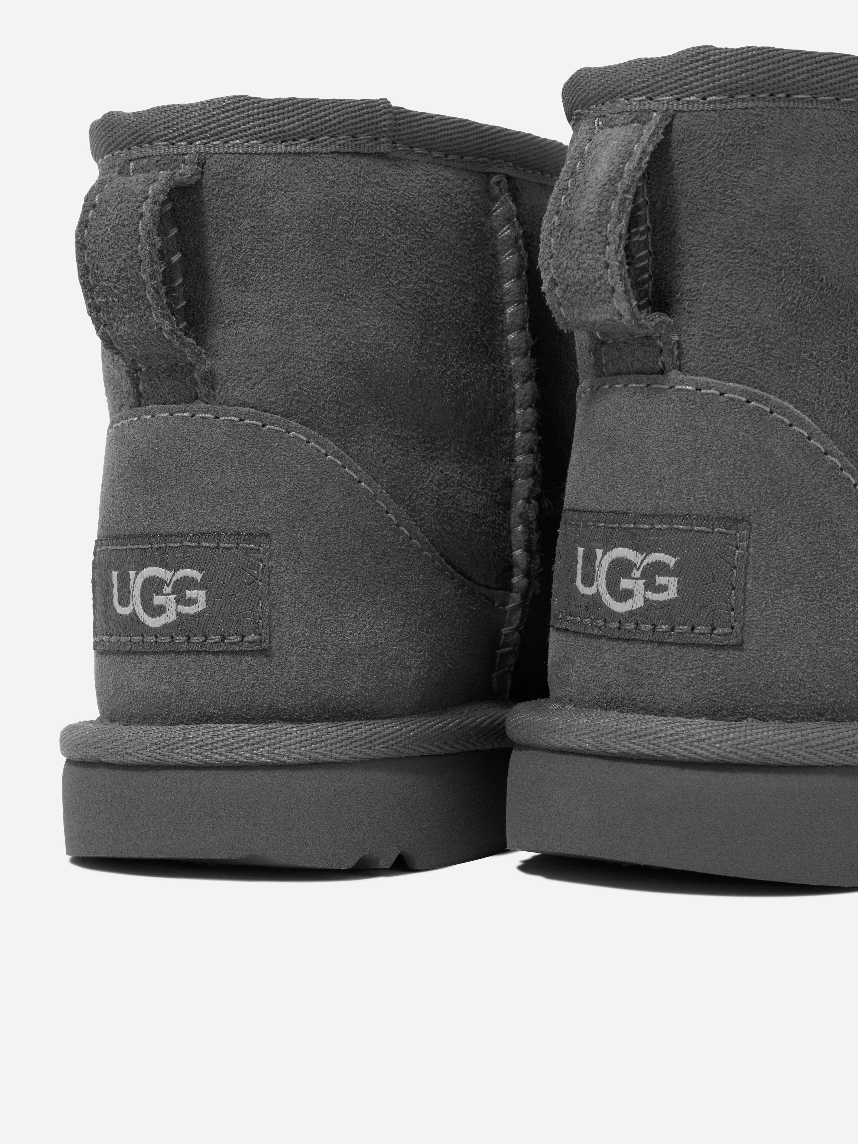 UGG Kids Classic Mini II Boots in Grey Make It Your Own