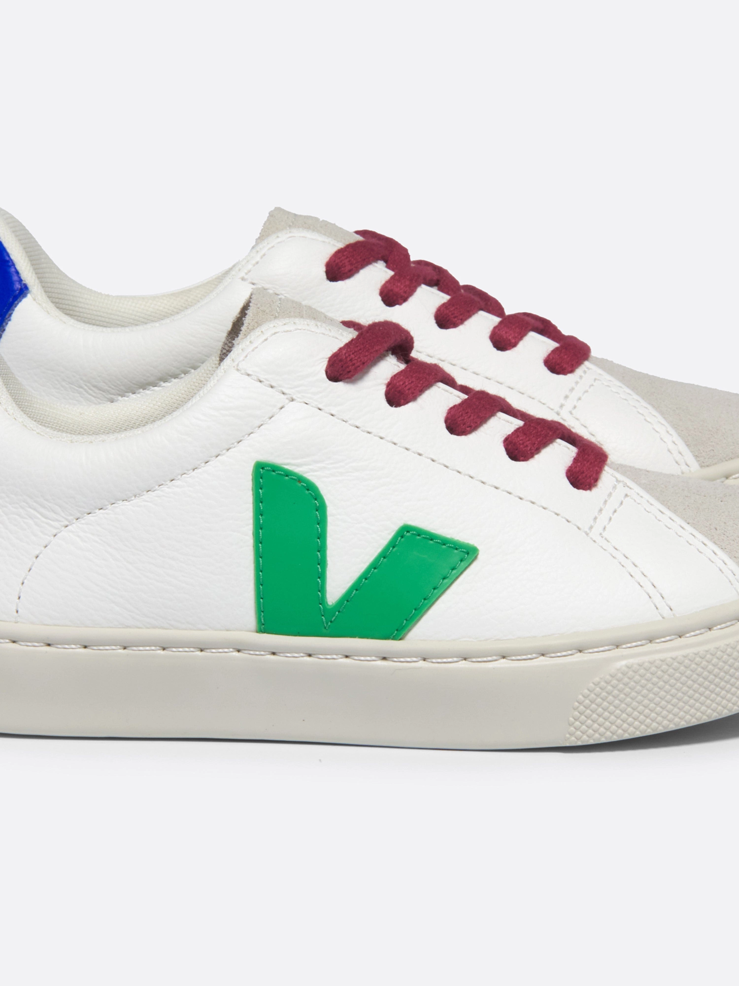 Ready For Anything Kids Laces Leather Esplar Trainers in White