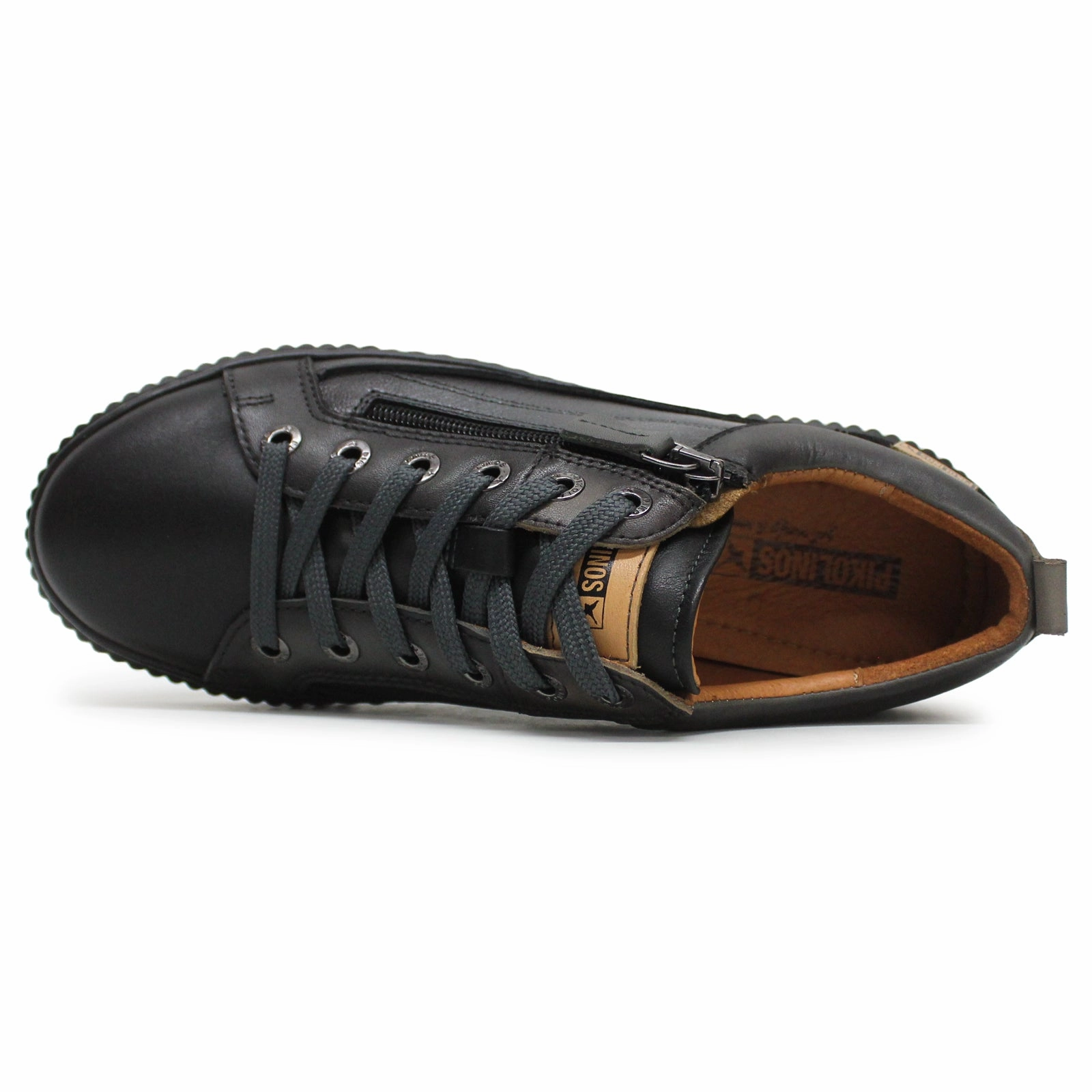 Pikolinos Riells Leather Women's Comfort Black Trainers Explore The Collection, Bold Choice, Great Price, Perfectly Balanced