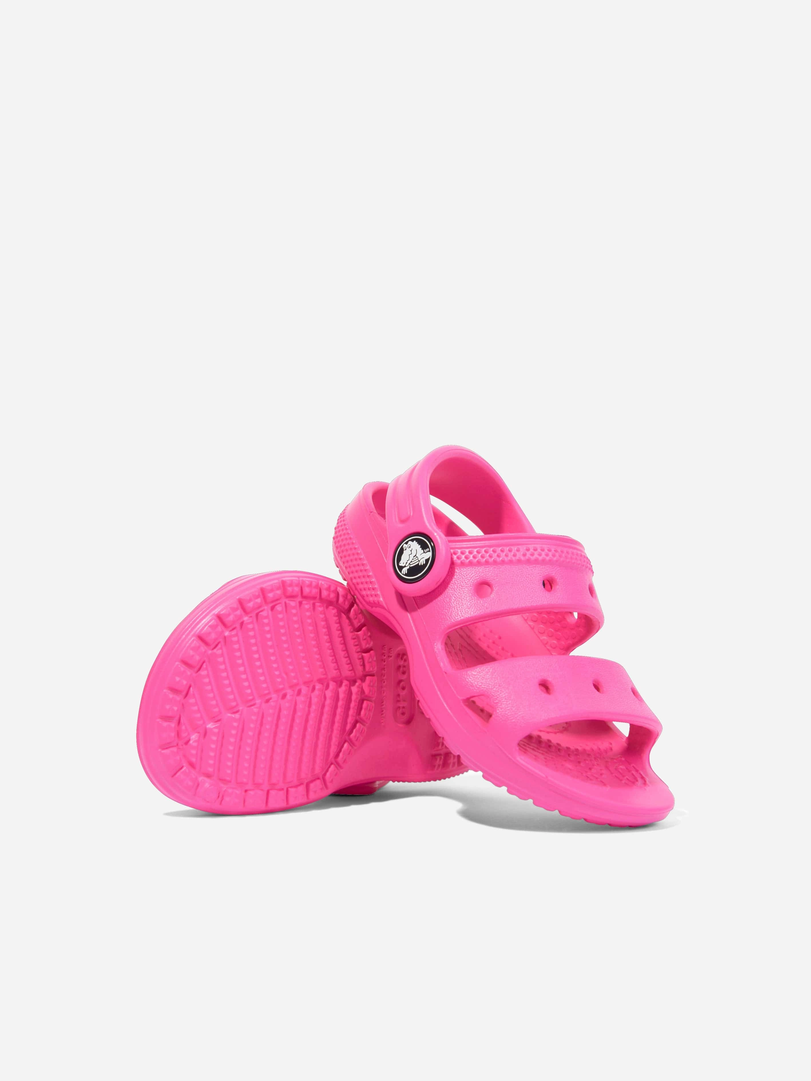 A Better Way To Shop Crocs Girls Classic Crocs Sandal in Pink Flexible Design