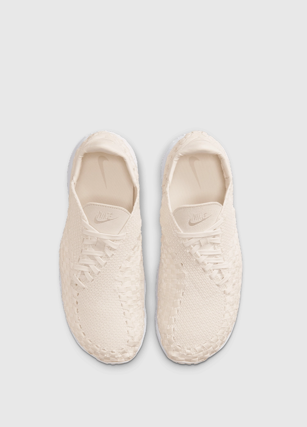 Women's Air Footscape Woven 'Phantom Light Bone' Sneakers Start Shopping Now, Ready For The Outdoors, Croc-Embossed