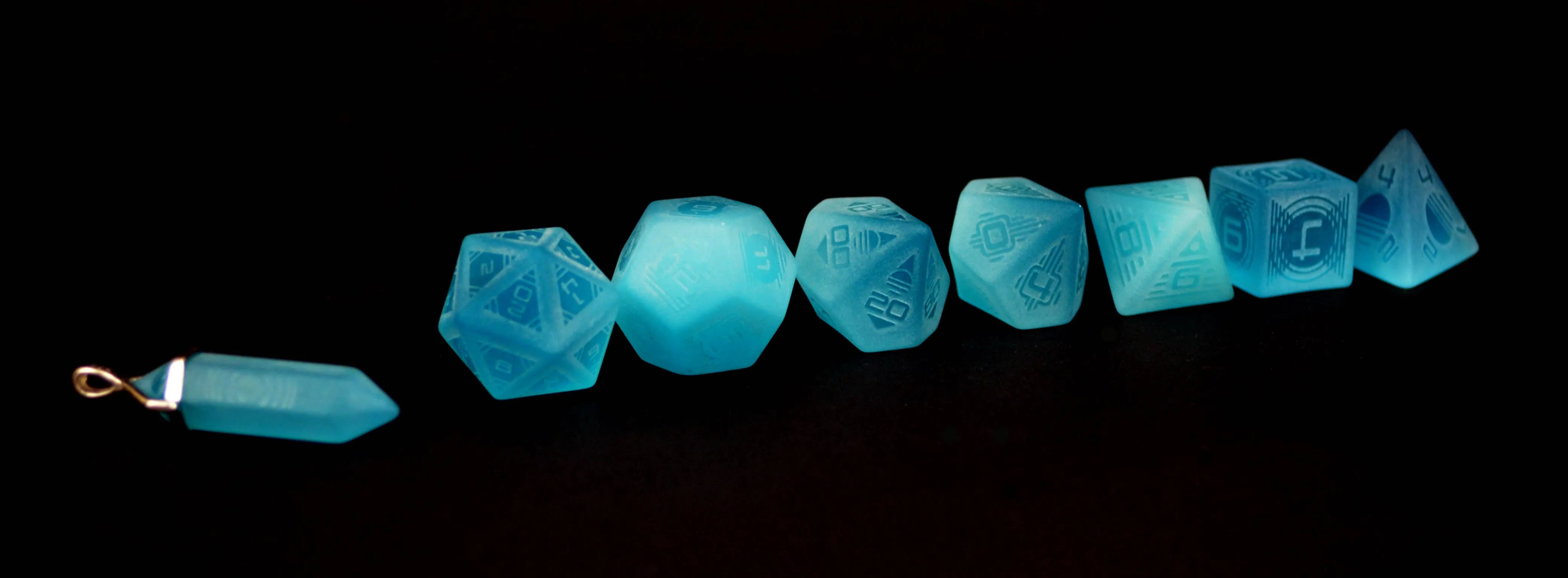 80s Raised Aqua Cat's Eye