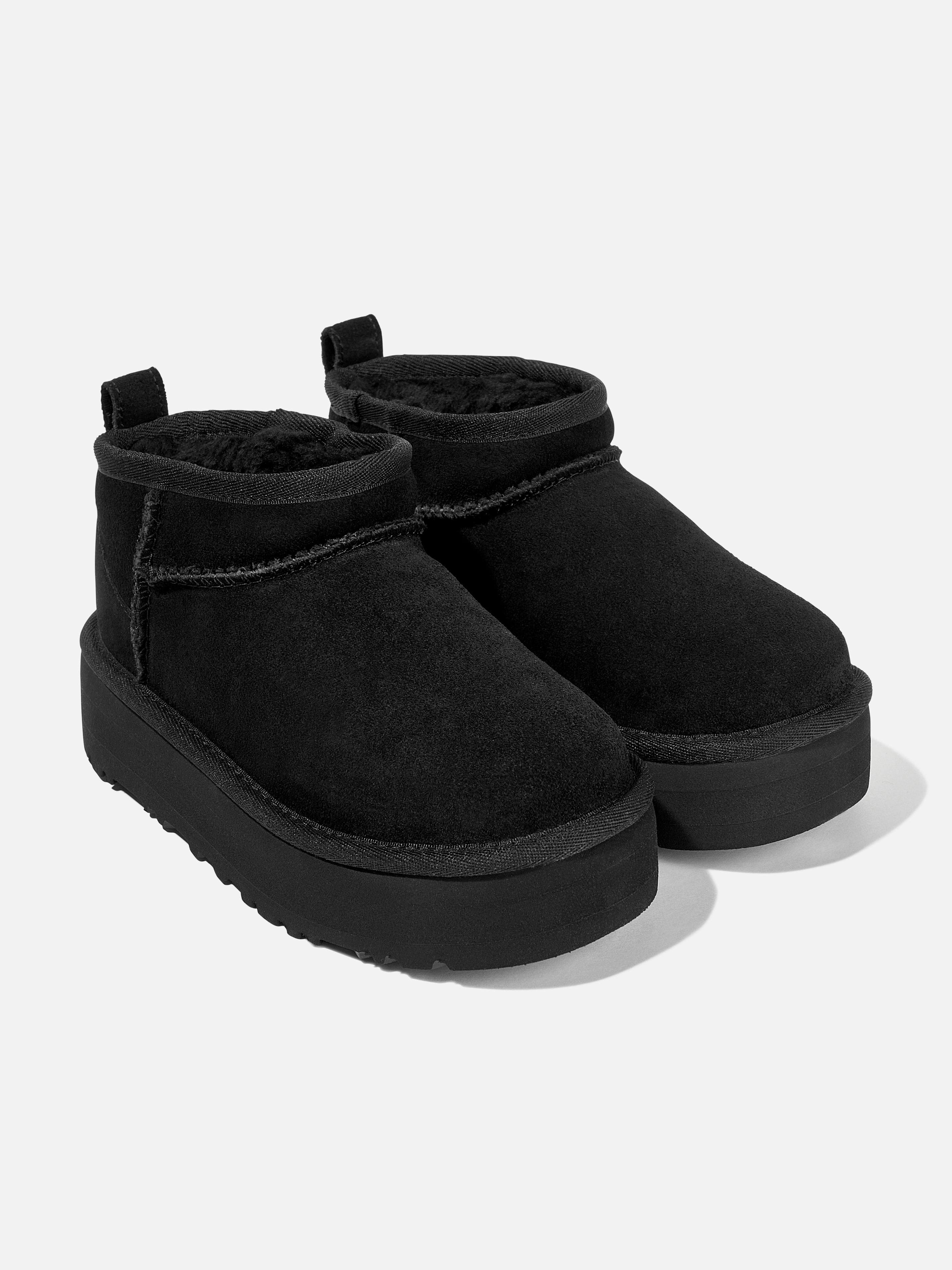DonT Miss Out, Portable & Rechargeable, Bold Choice, Great Price UGG Girls Classic Ultra Mini Platform Boots in Black