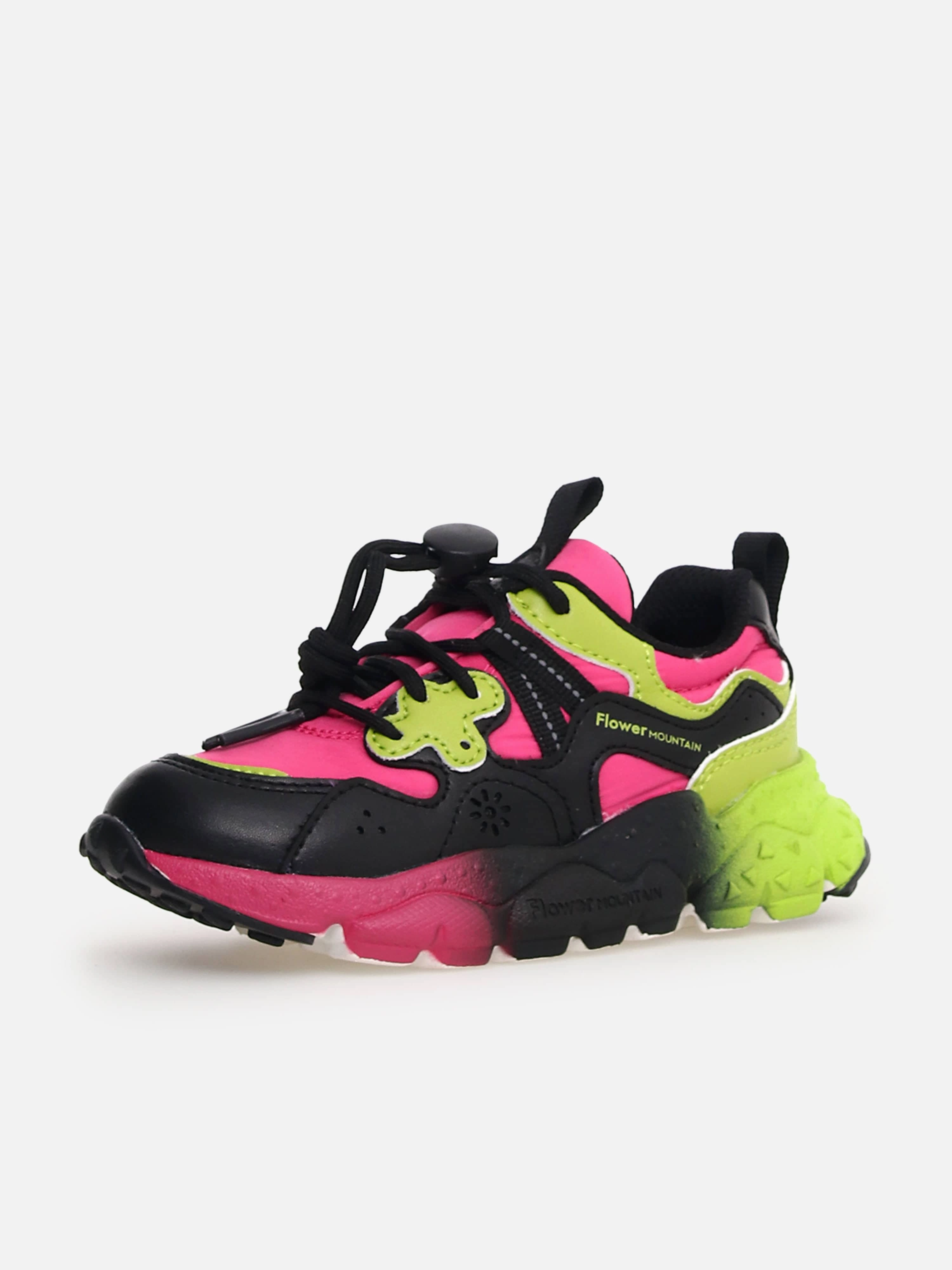 Flower Mountain Kids Yamano 3 Trainers in Multicolour Lining, Chic & Sleek, Water-Resistant