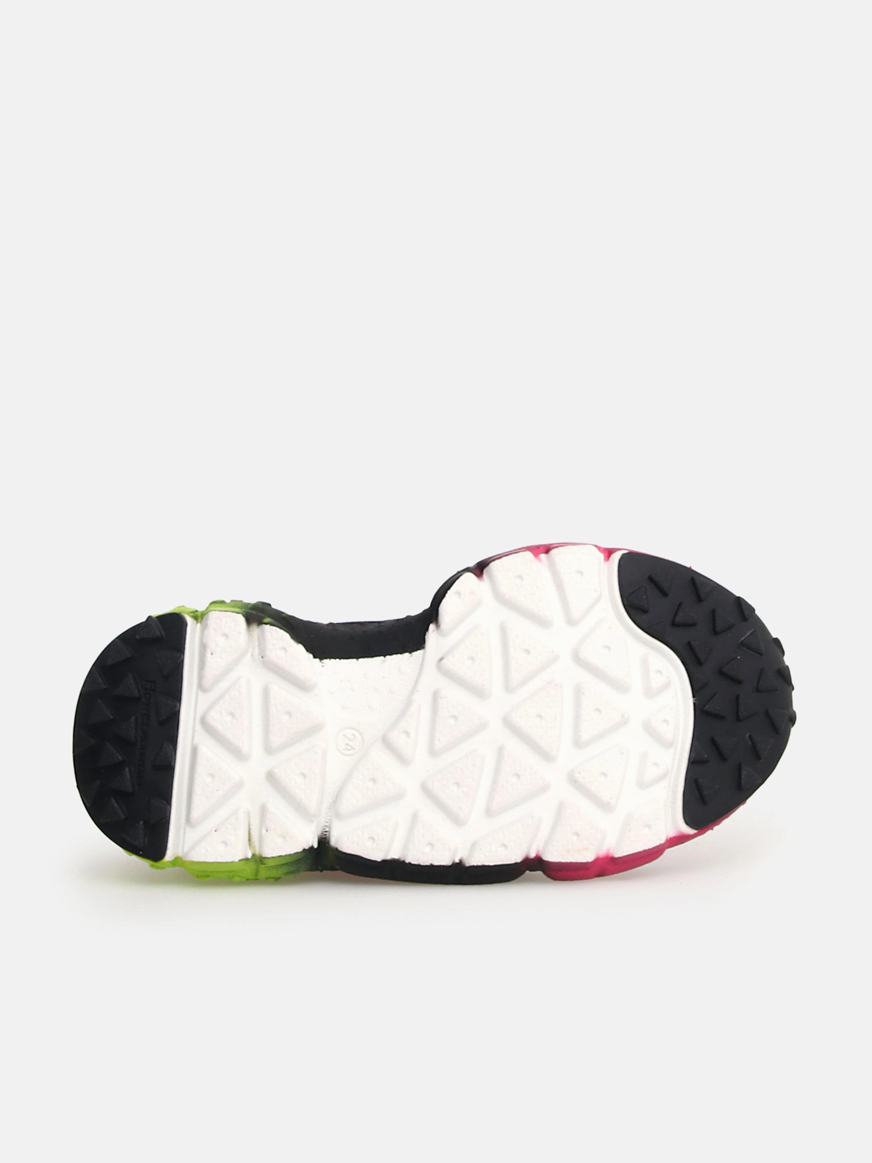 Black Leather Handbag For Women Flower Mountain Kids Yamano 3 Trainers in Multicolour