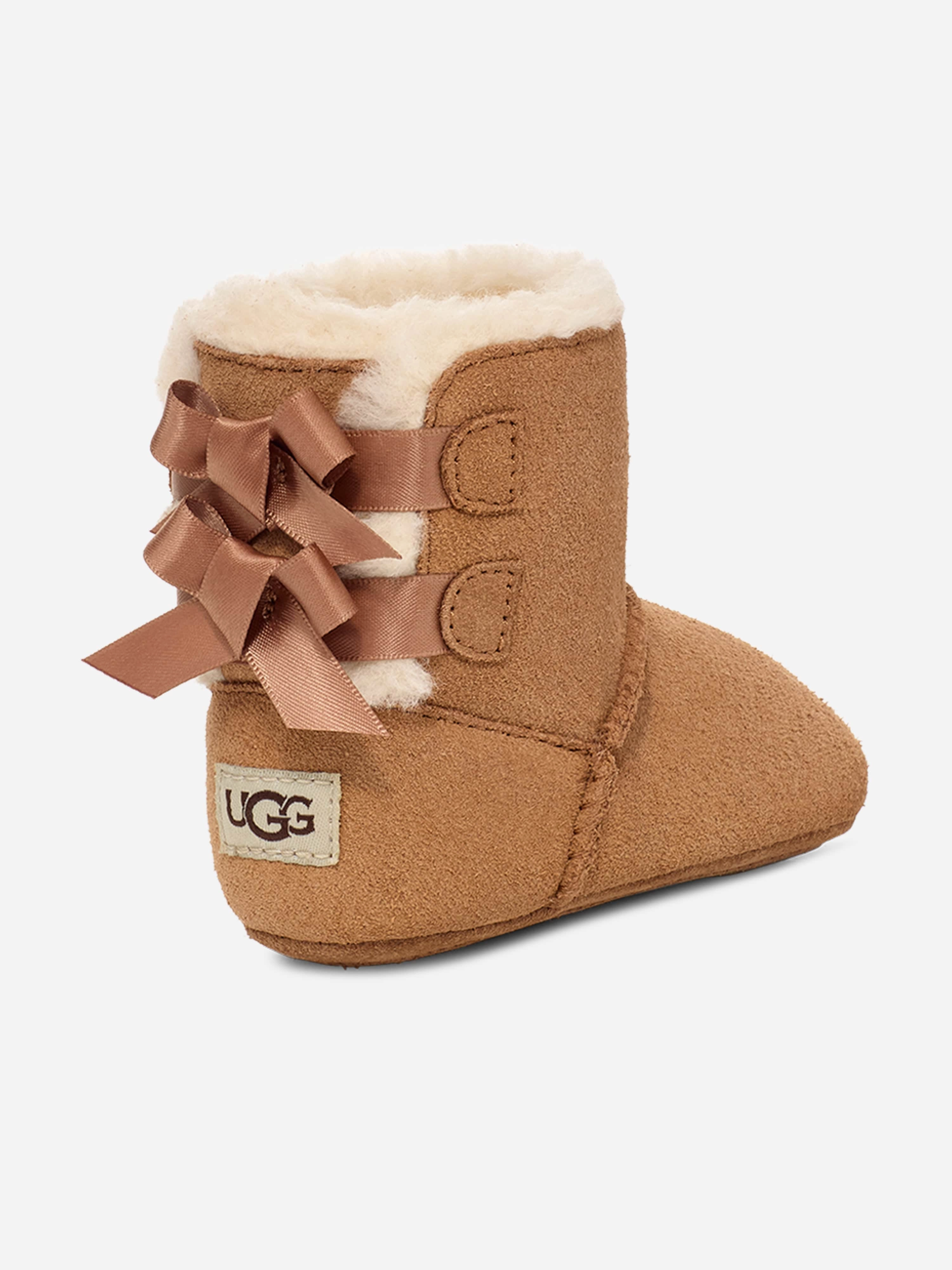 Pack It And Go UGG Baby Girls Bailey Bow Boots in Brown