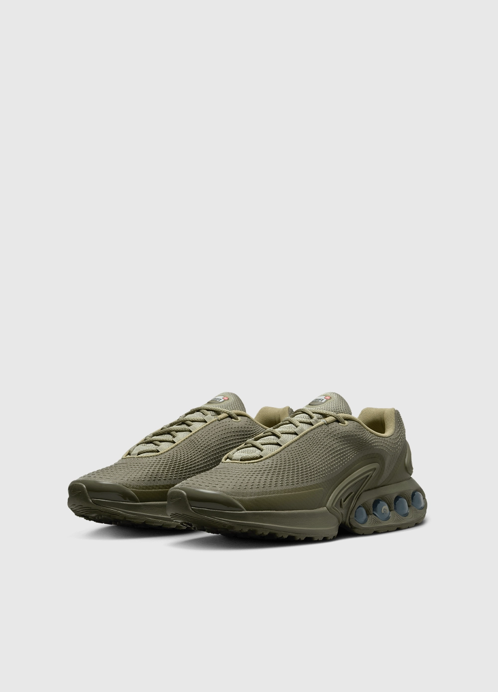 Smooth Finish, Quick-Dry Fabric Air Max Dn 'Olive' Sneakers