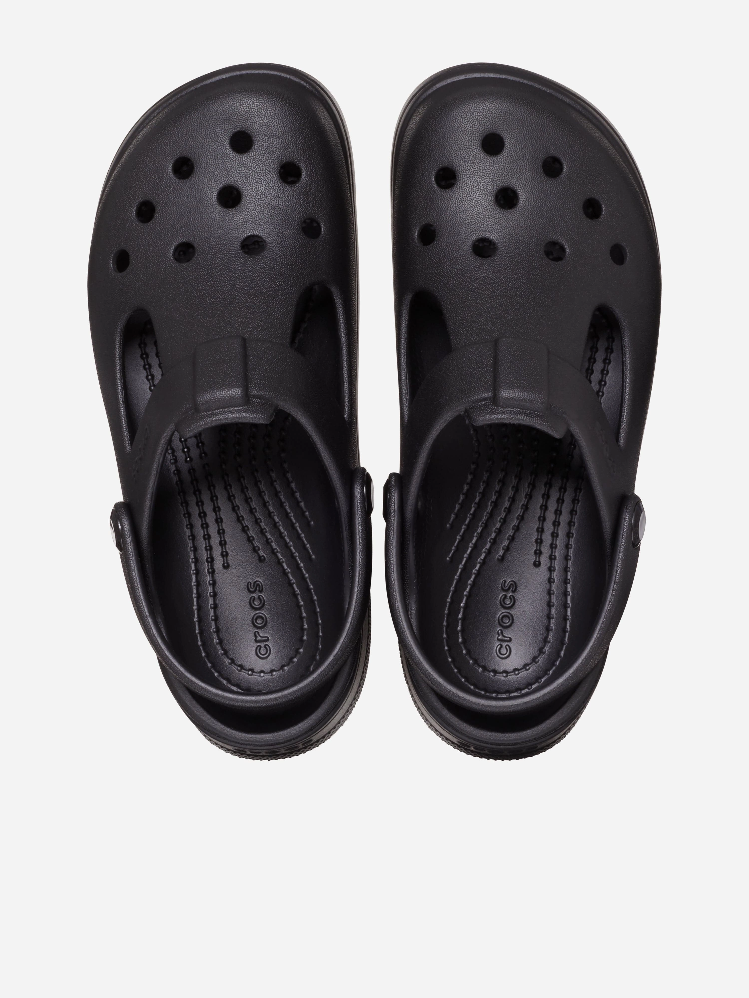Reinforced Base Girls Classic Mary Jane Clog in Black
