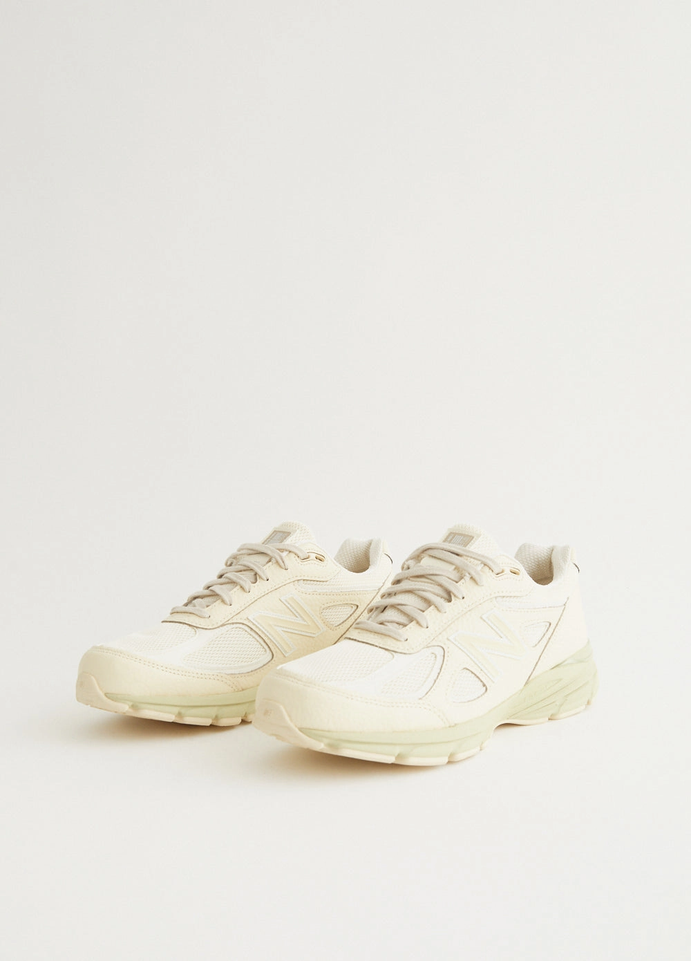 MADE in USA 990v4 'Macadamia Nut' Sneakers See It, Want It, Get It, Croc-Embossed