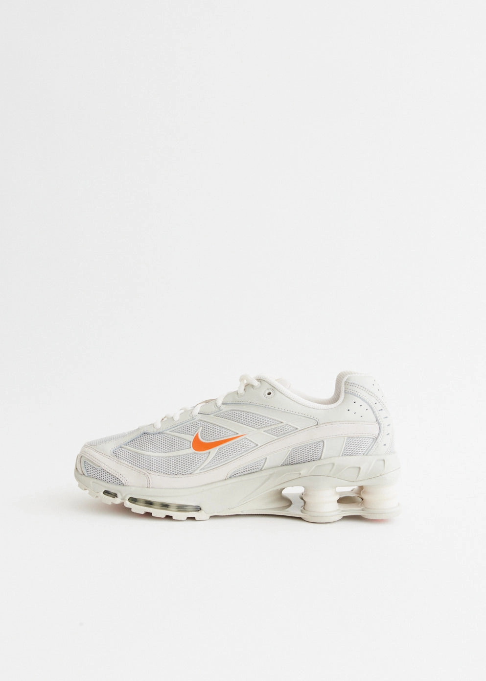 Felt, Synthetic, Perfectly Balanced Shox Ride 2 'Light Bone Turf Orange' Sneakers