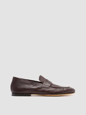 AIRTO 001 - Dark Brown Leather Penny Loafers
