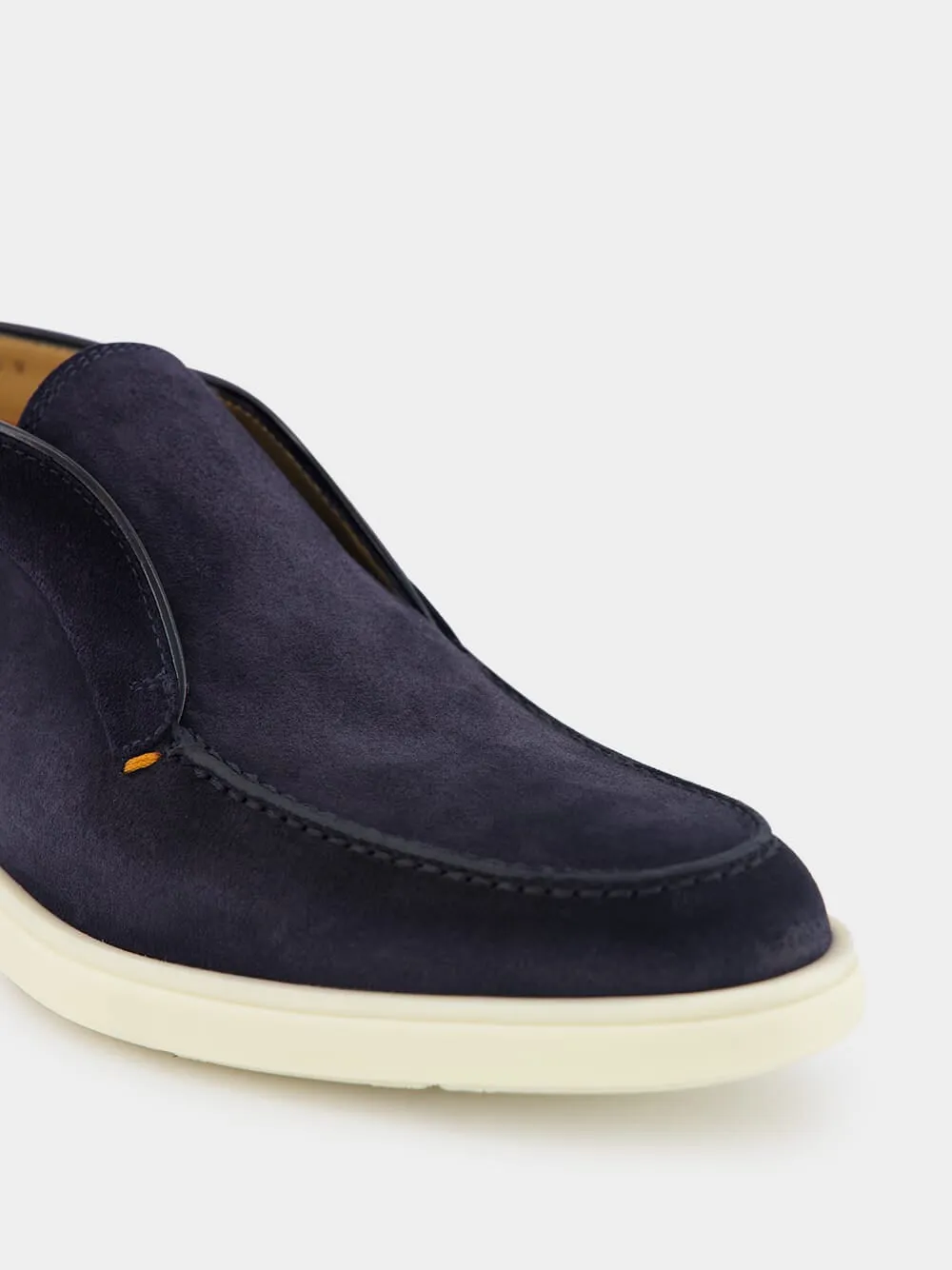 Almond-Toe Suede Boots