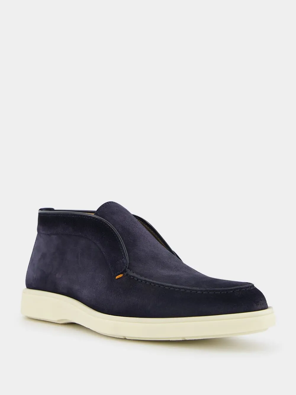 Almond-Toe Suede Boots