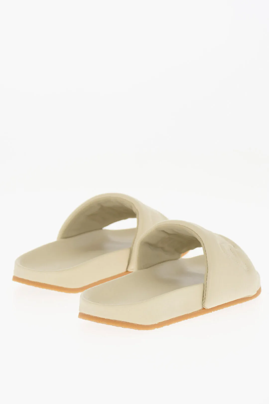 Ambush Solid Color Leather Slides