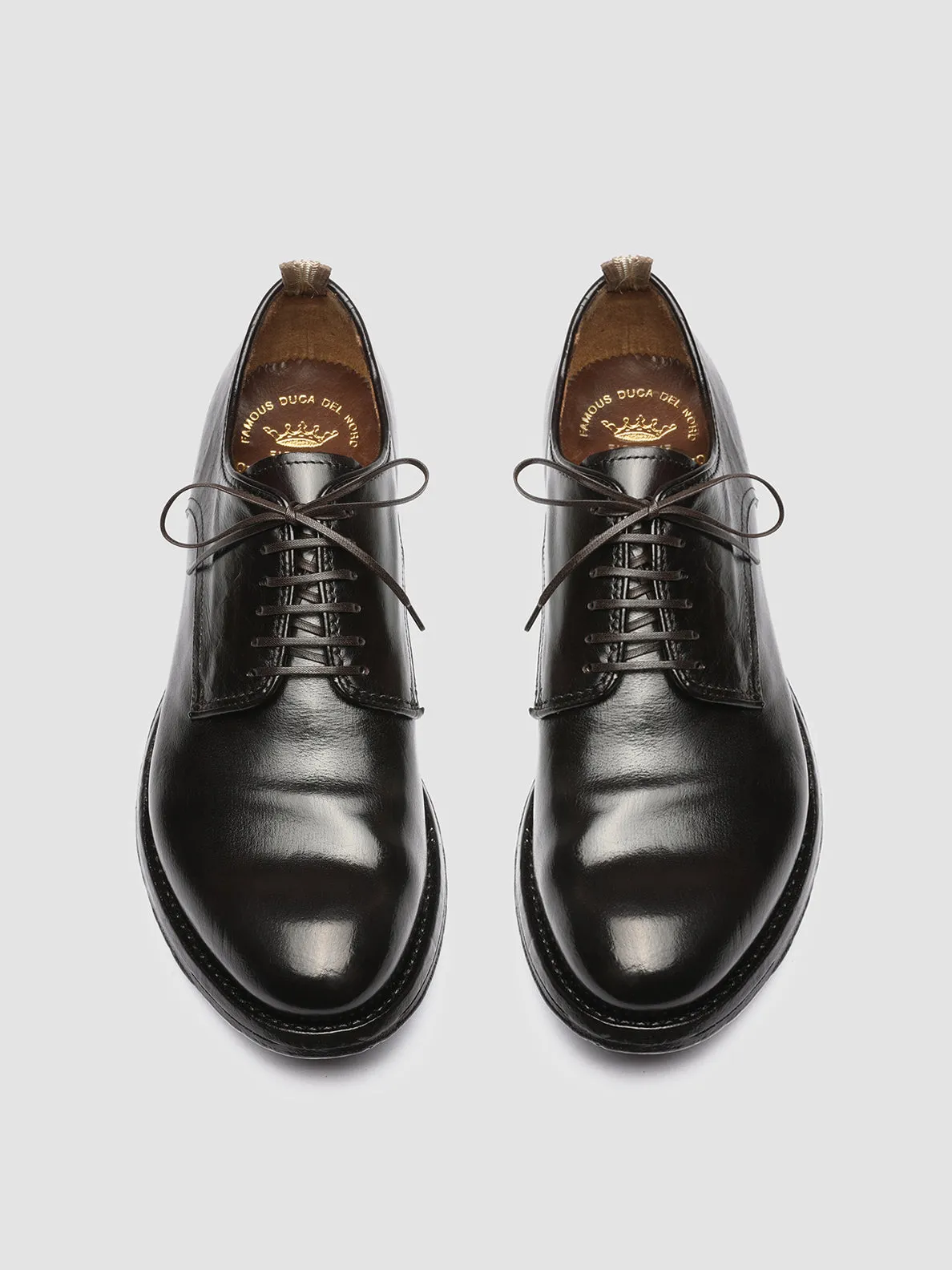 ANATOMIA 012 - Dark Brown Leather Derby Shoes
