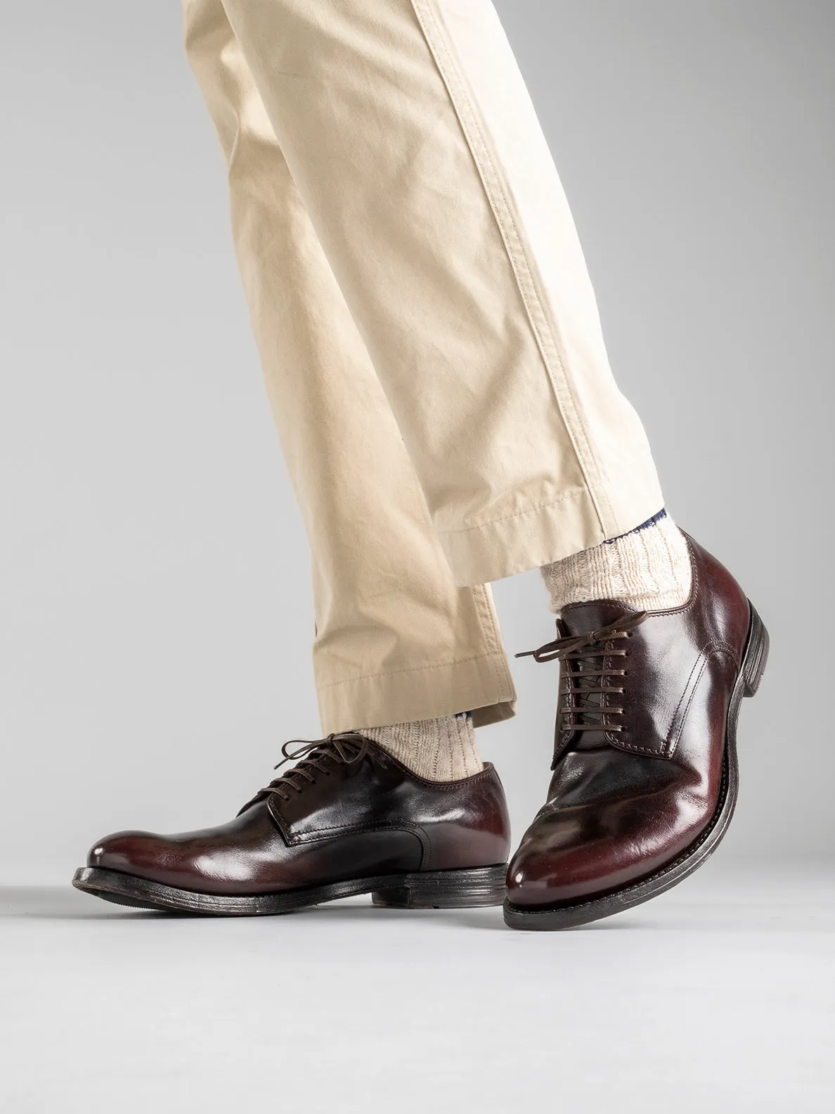ANATOMIA 012 - Dark Brown Leather Derby Shoes