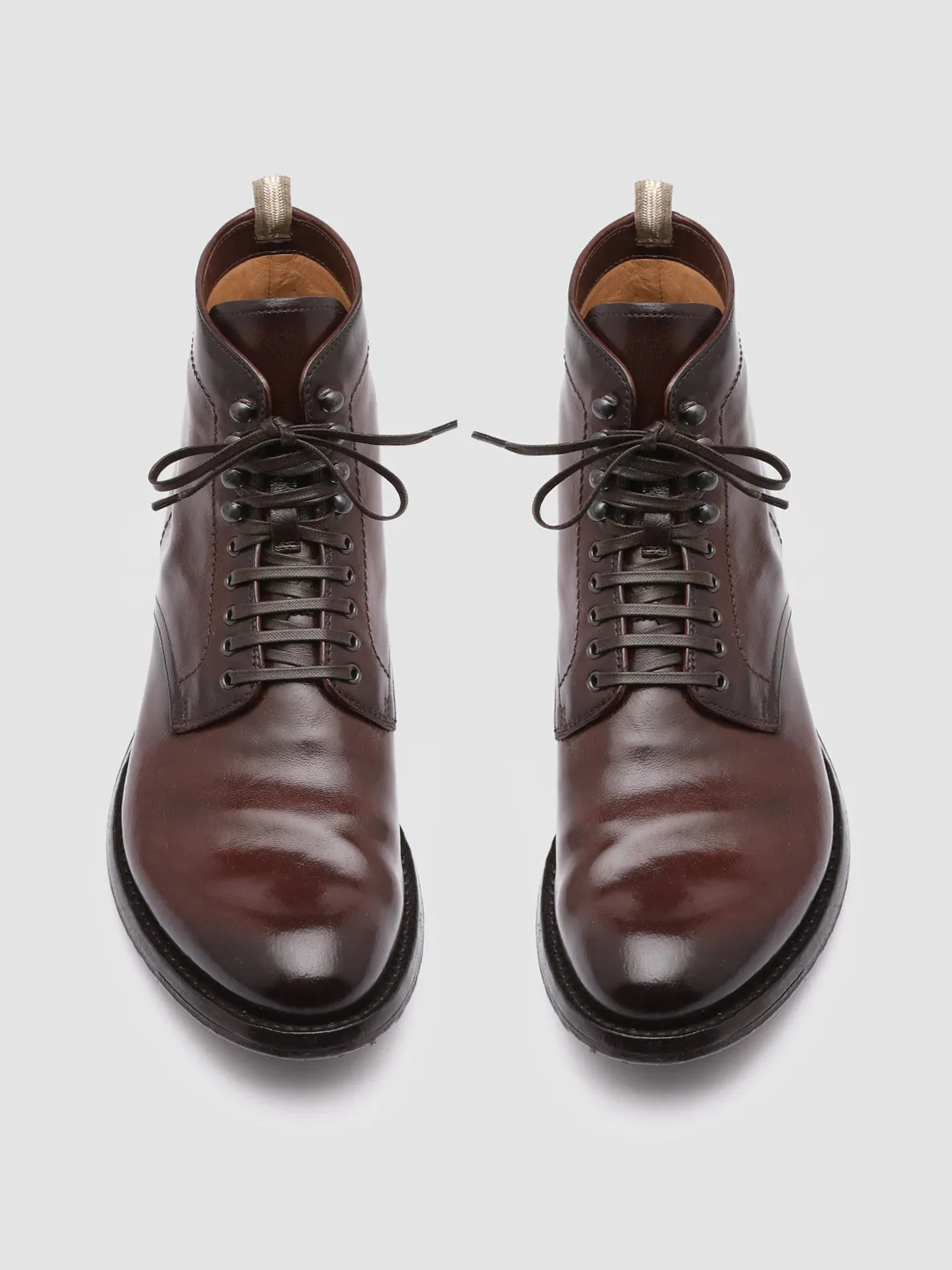 ANATOMIA 013 - Dark Brown Leather Ankle Boots