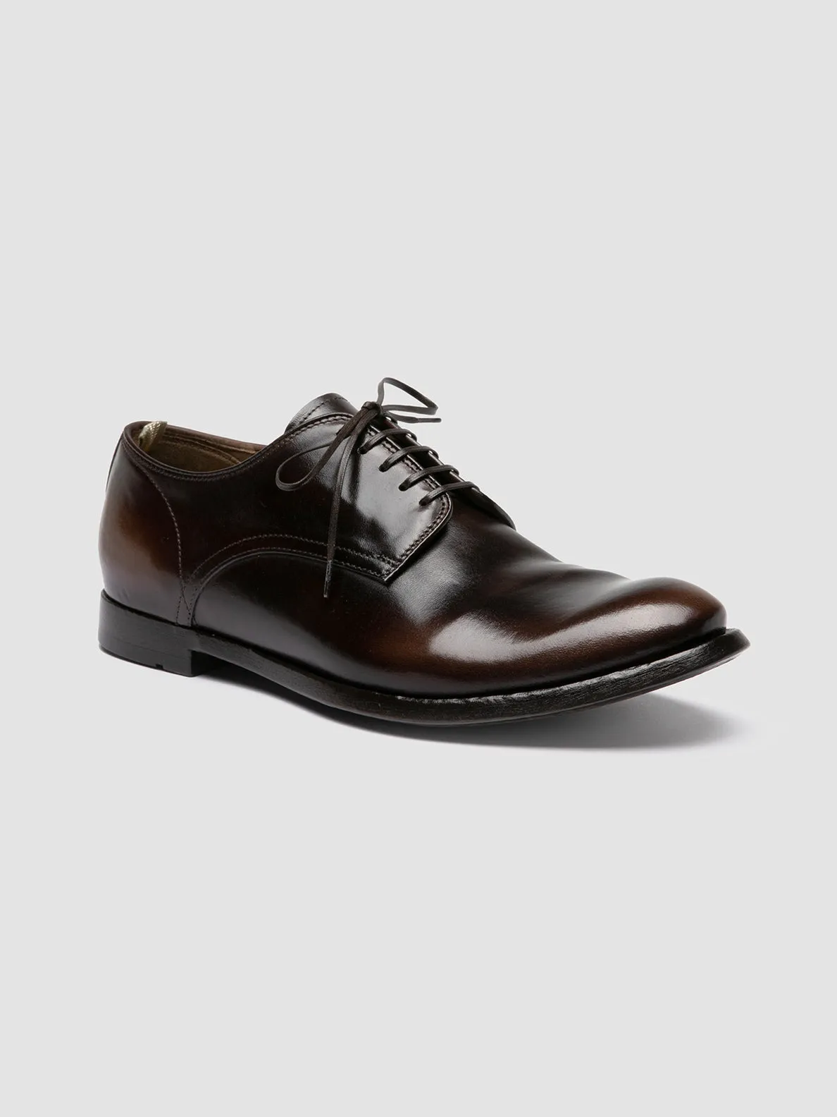ANATOMIA 060 - Dark Brown Leather Derby Shoes