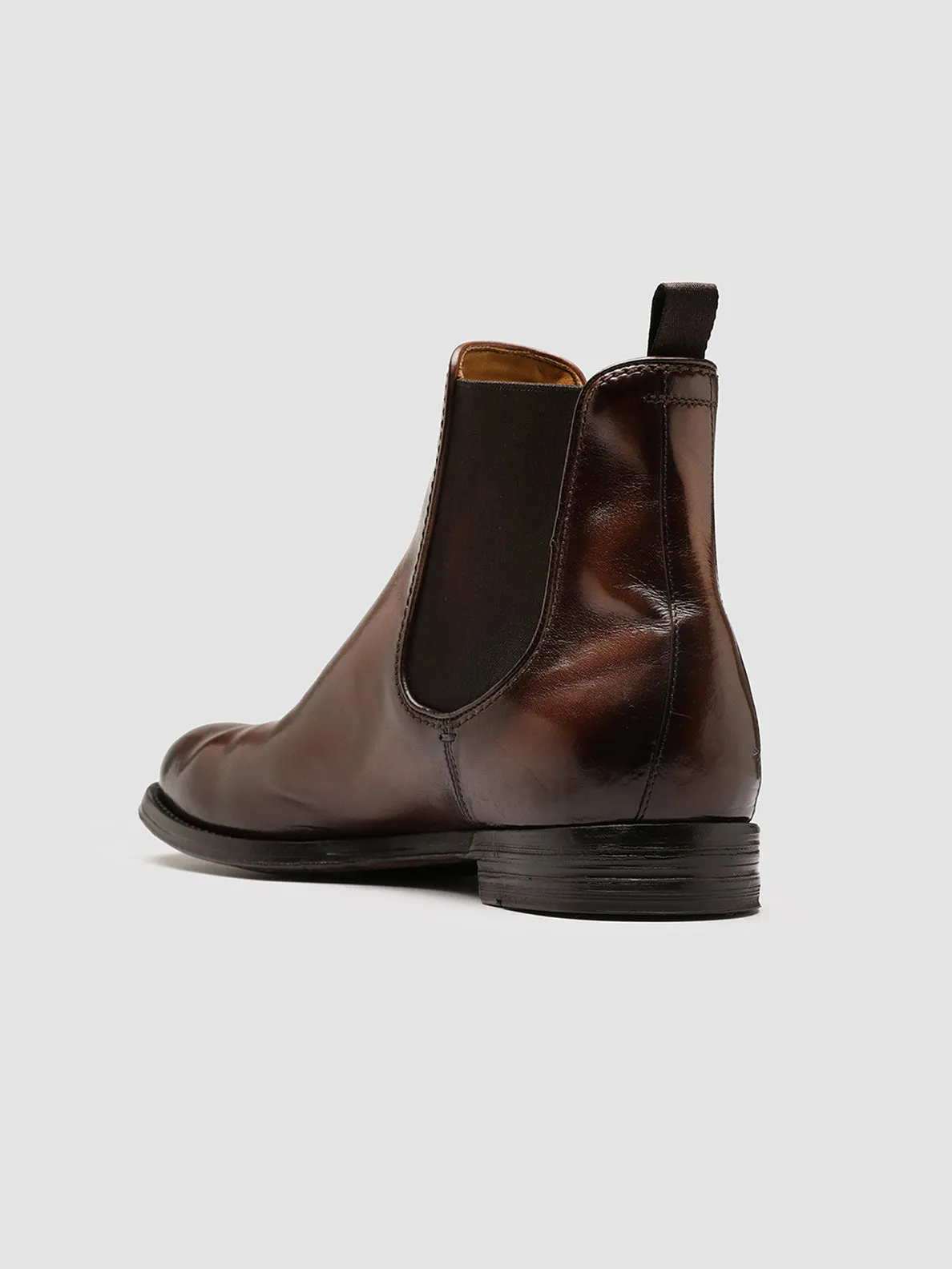 ANATOMIA 083 - Dark Brown Leather Chelsea Boots