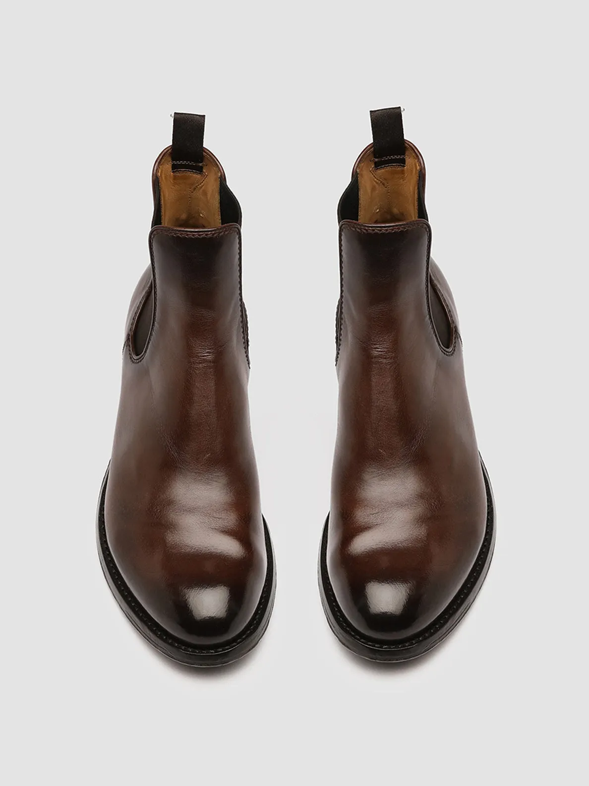 ANATOMIA 083 - Dark Brown Leather Chelsea Boots