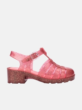 Exclusive Drop Animal print special Girls Possession Heel Sandals in Pink Beach Use