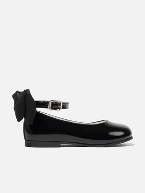 Anniversary sale Andanines Girls Patent Leather Bow Shoes in Black Original Product Click For Details