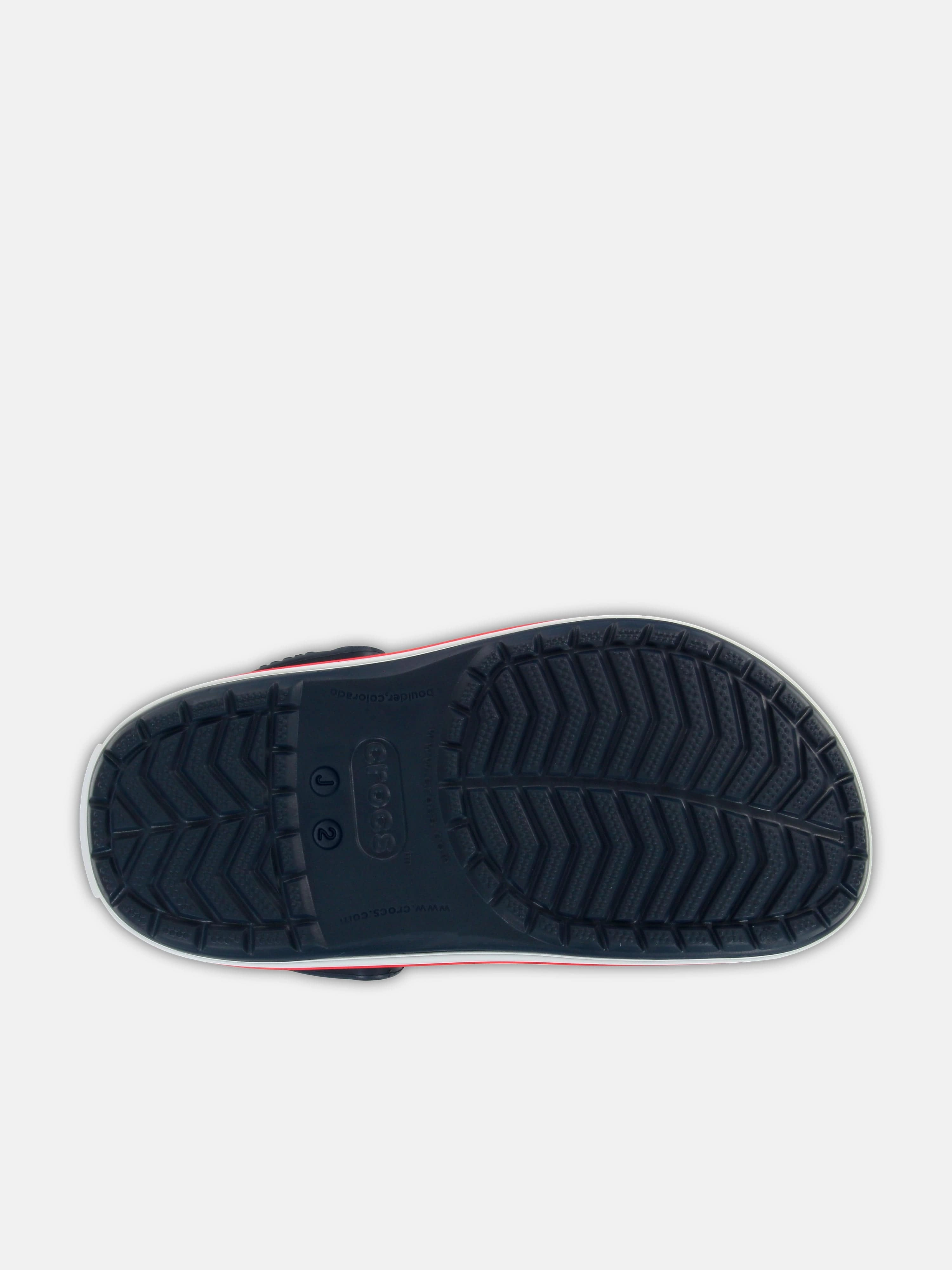 Sleek & Modern Kids Crocband Clog in Navy Retro