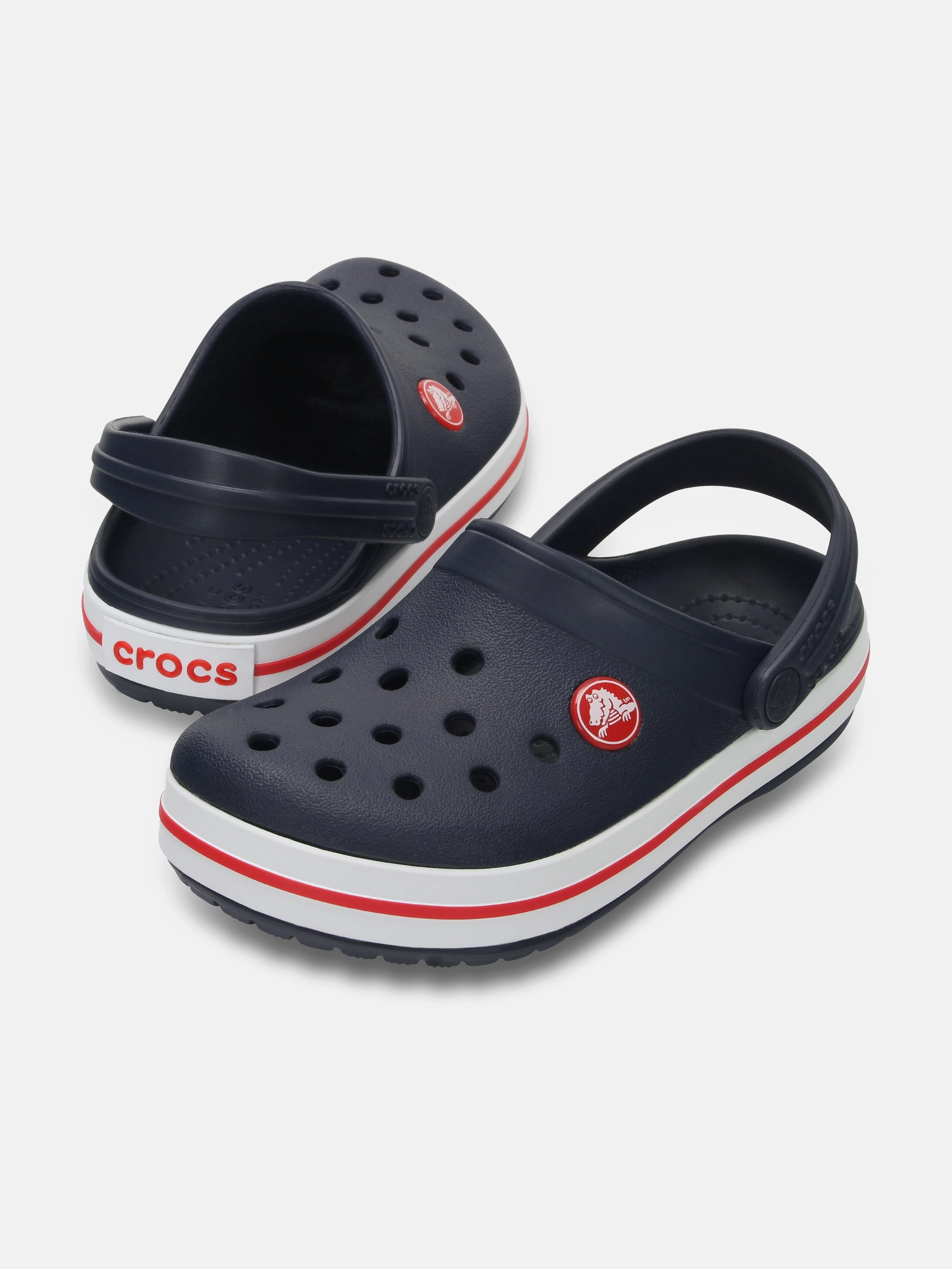 Kids Crocband Clog in Navy Waterproof Travel Backpack, Durable