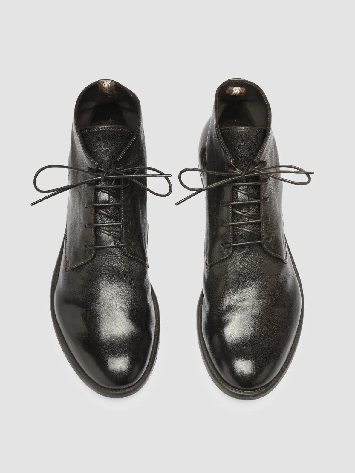 ARC 513 - Dark Brown Leather Ankle Boots