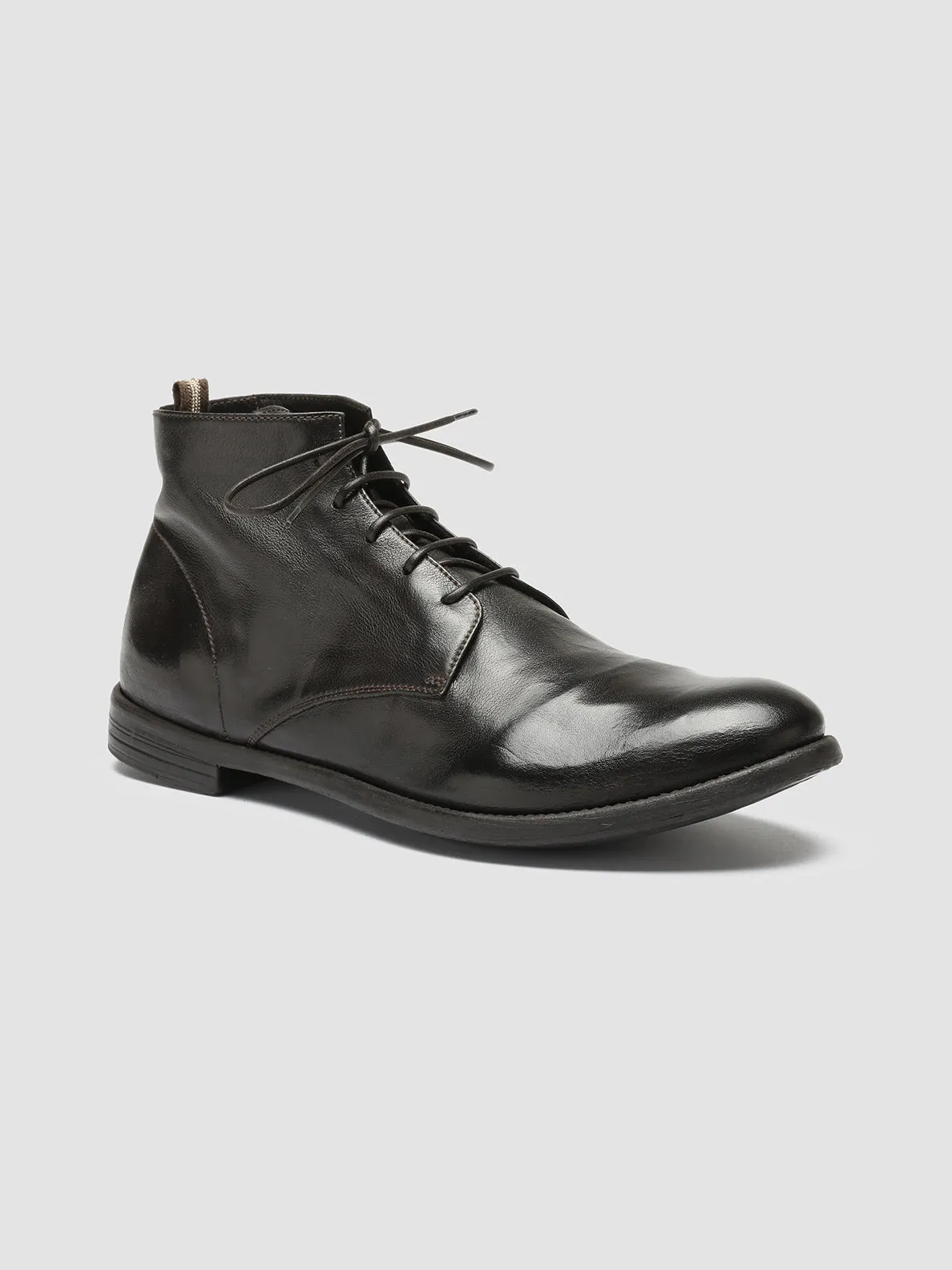 ARC 513 - Dark Brown Leather Ankle Boots