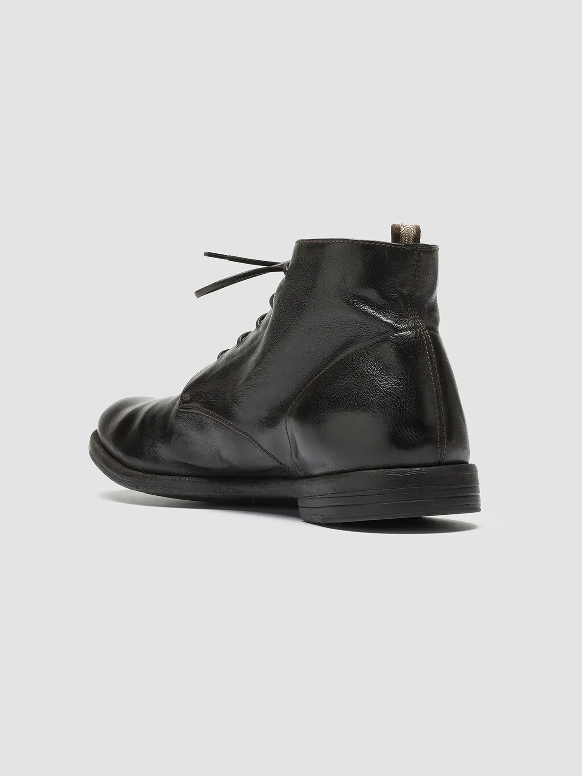 ARC 513 - Dark Brown Leather Ankle Boots