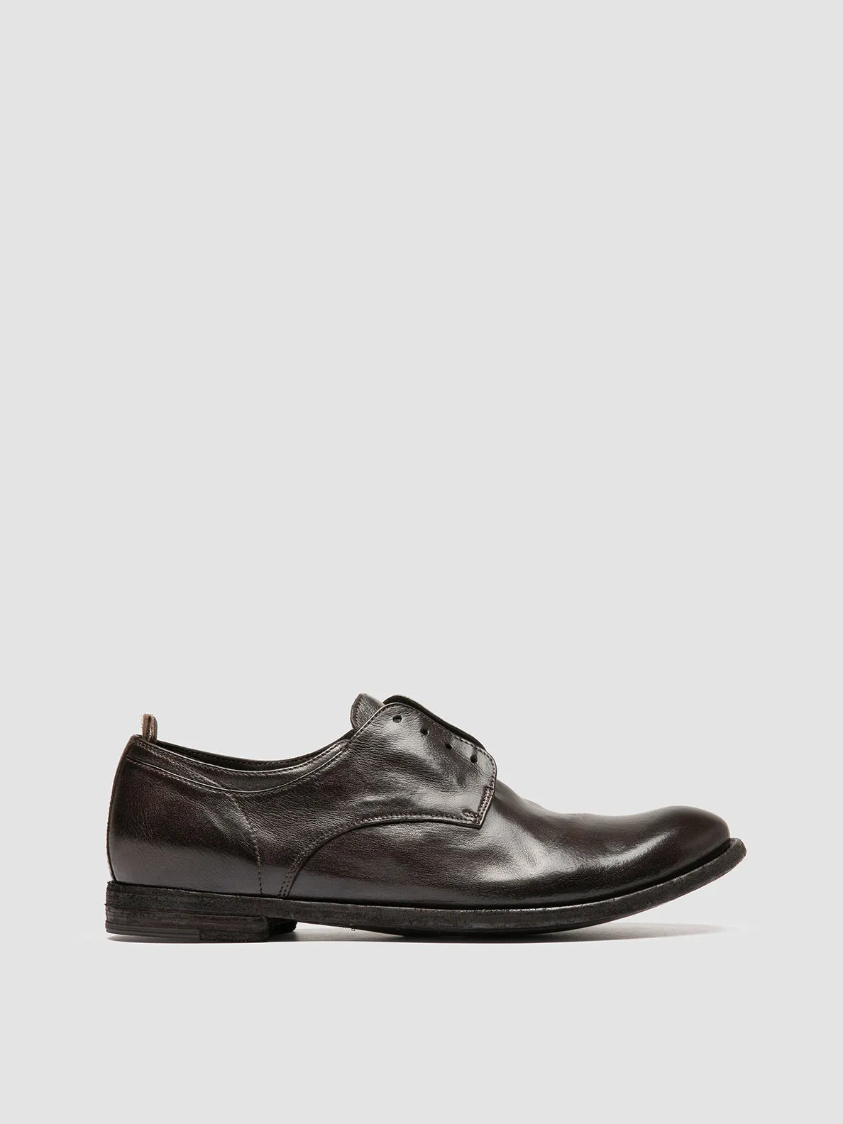ARCHIVE 500 - Dark Brown Leather Derby Shoes