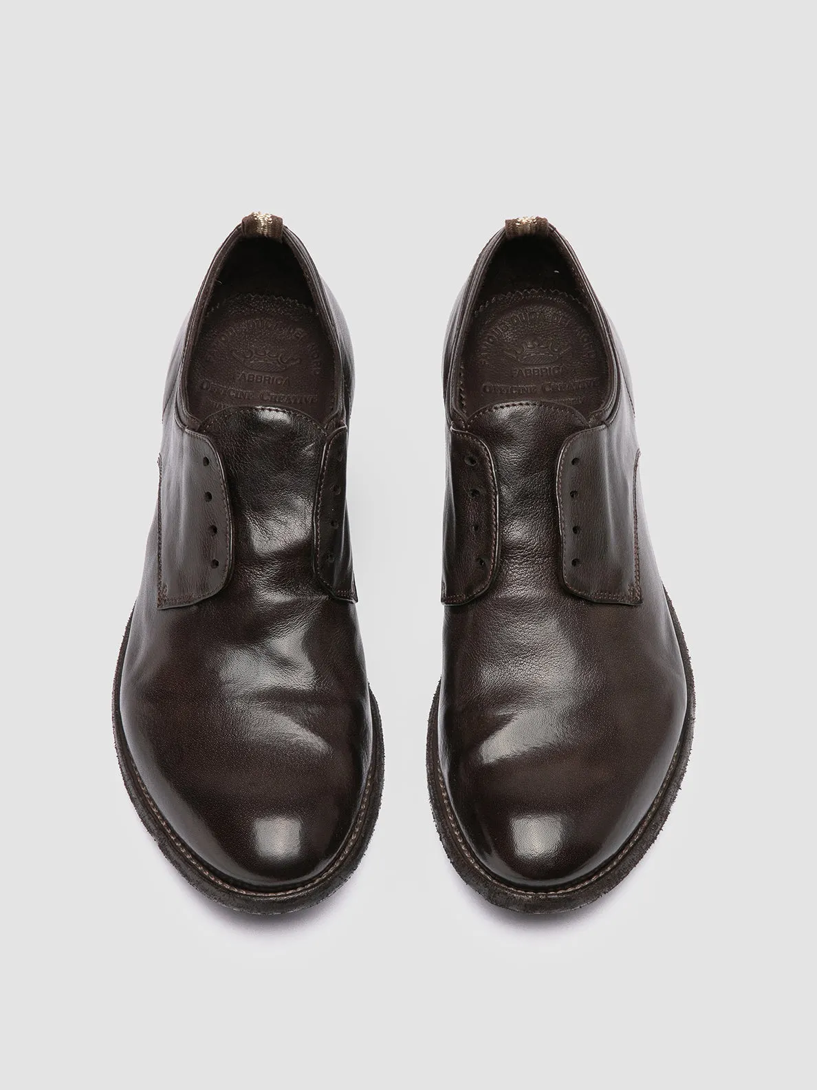 ARCHIVE 500 - Dark Brown Leather Derby Shoes