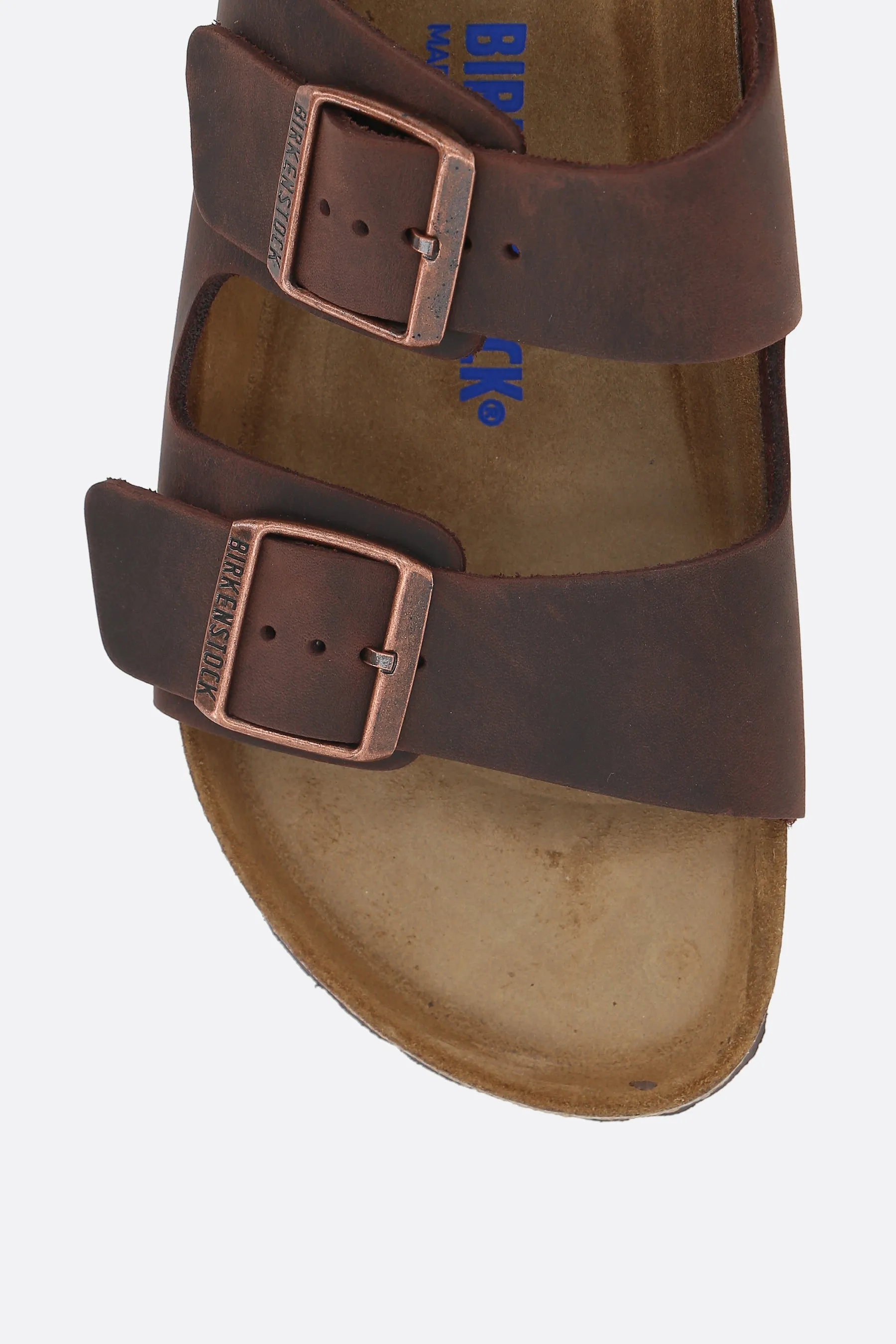 Arizona BS oiled leather flat sandals (Narrow Fit)