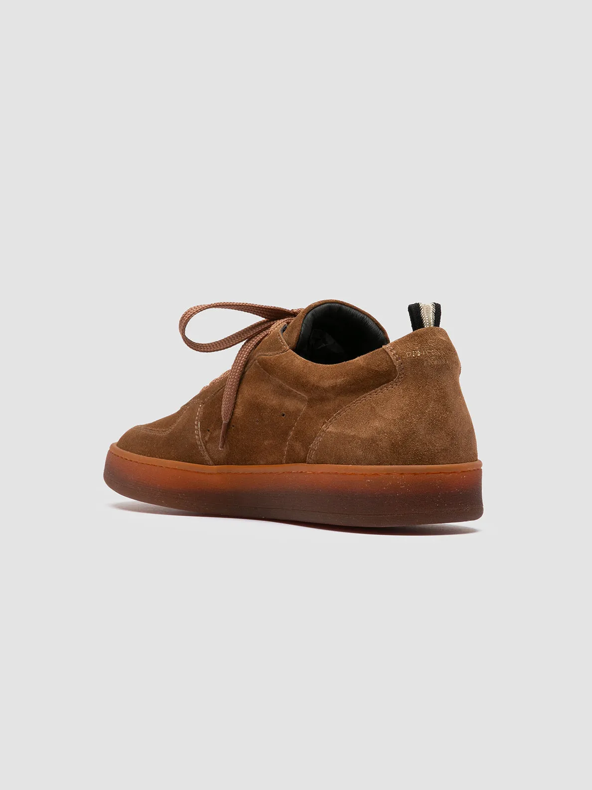ASSET 001 - Brown Suede Low Top Sneakers
