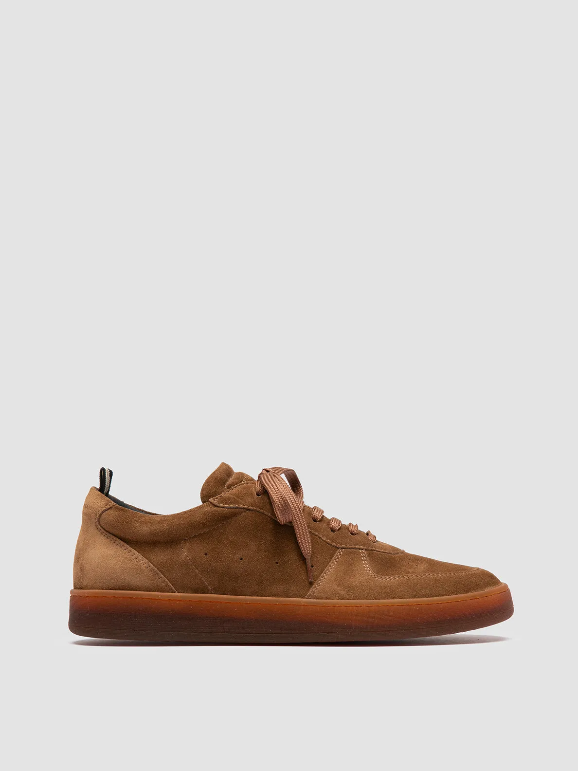 ASSET 001 - Brown Suede Low Top Sneakers