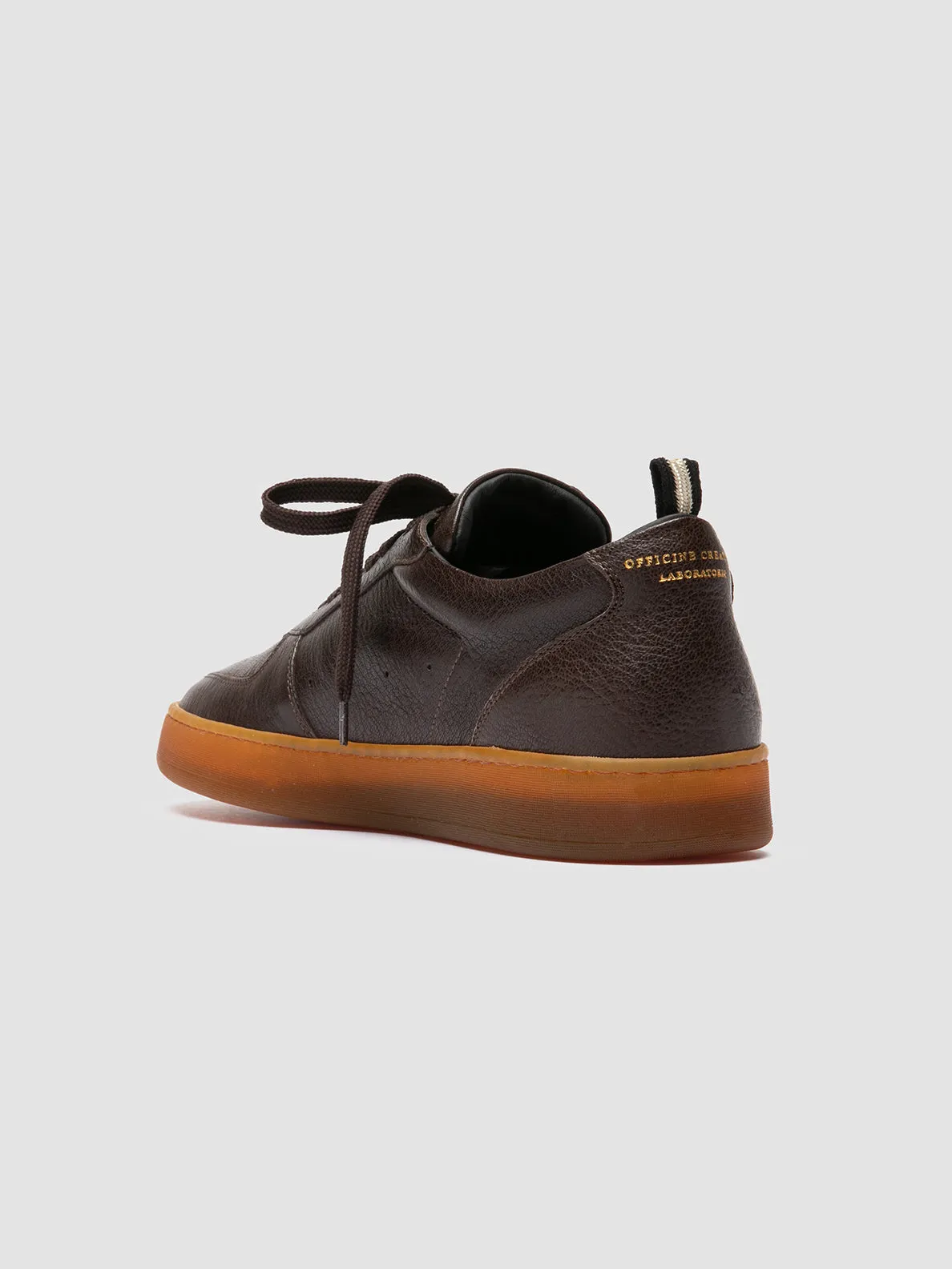 ASSET 001 - Dark Brown Leather Sneakers