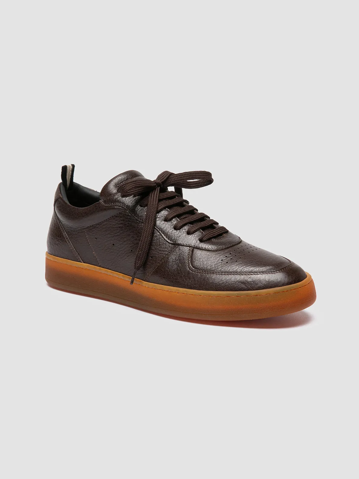 ASSET 001 - Dark Brown Leather Sneakers