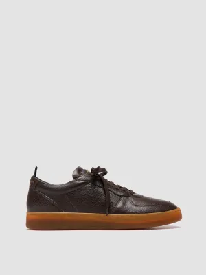 ASSET 001 - Dark Brown Leather Sneakers