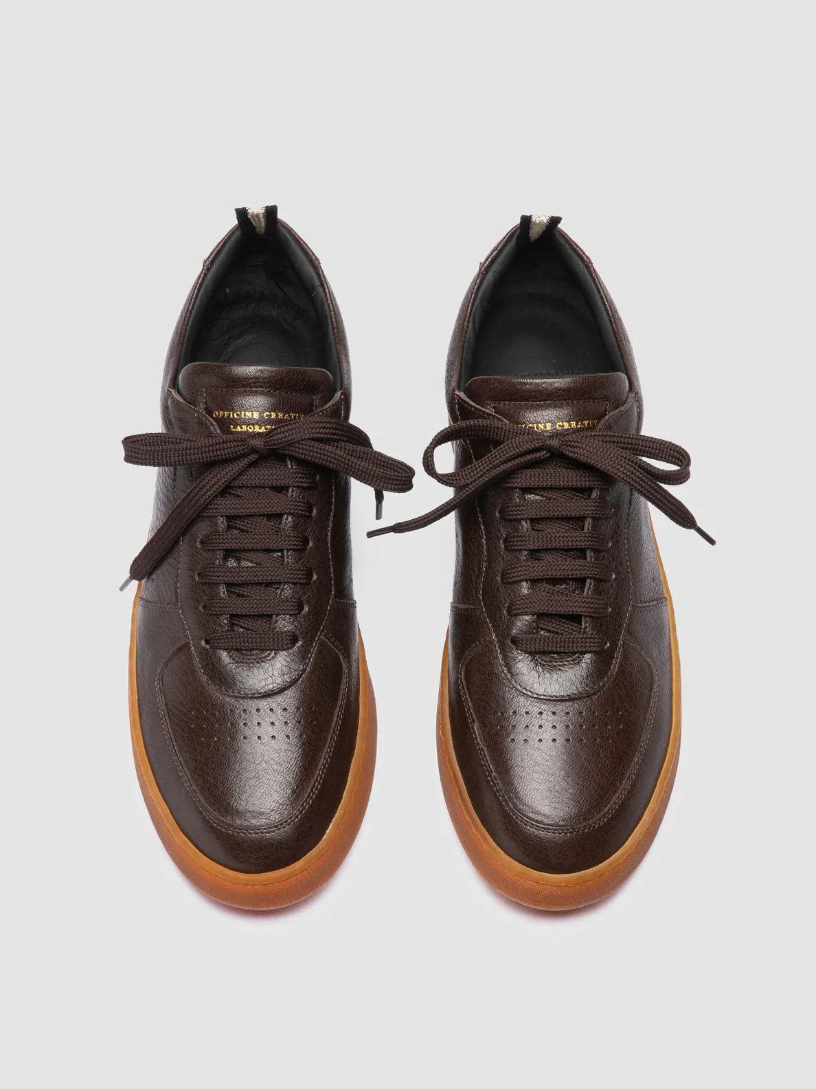 ASSET 001 - Dark Brown Leather Sneakers
