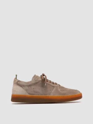 ASSET 001 - Taupe Suede Low Top Sneakers