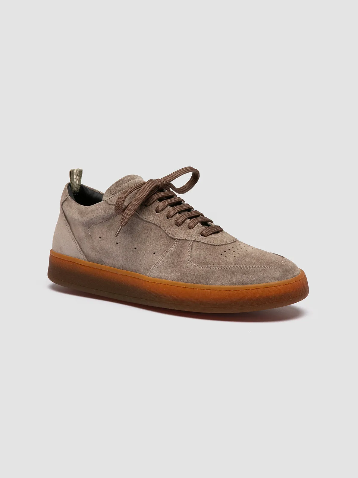 ASSET 001 - Taupe Suede Low Top Sneakers