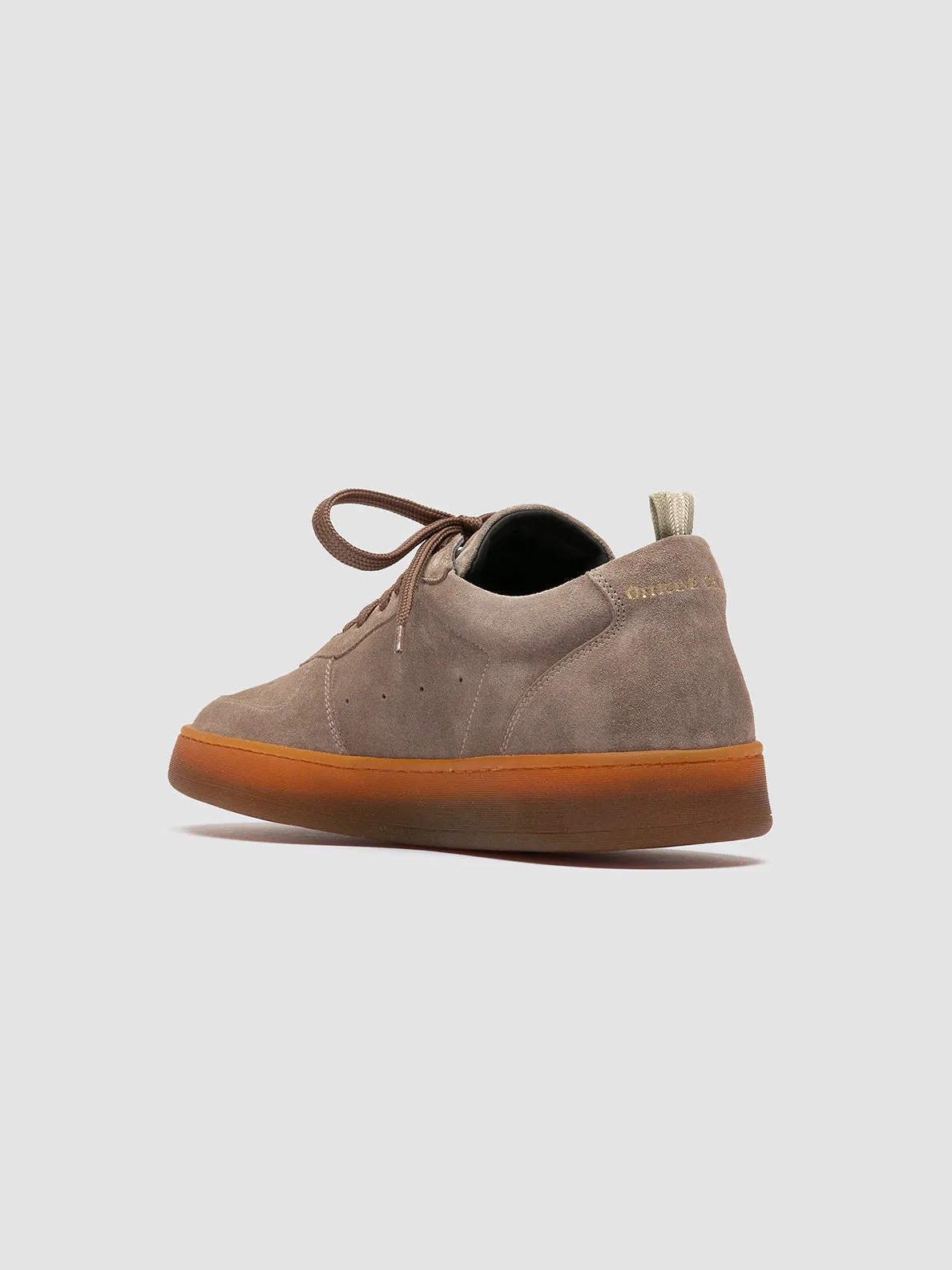 ASSET 001 - Taupe Suede Low Top Sneakers