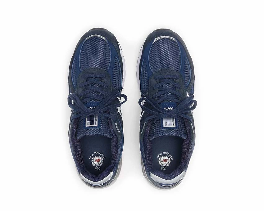 New Balance 990v4 Made in USA "Navy" Strap Slider, Expandable
